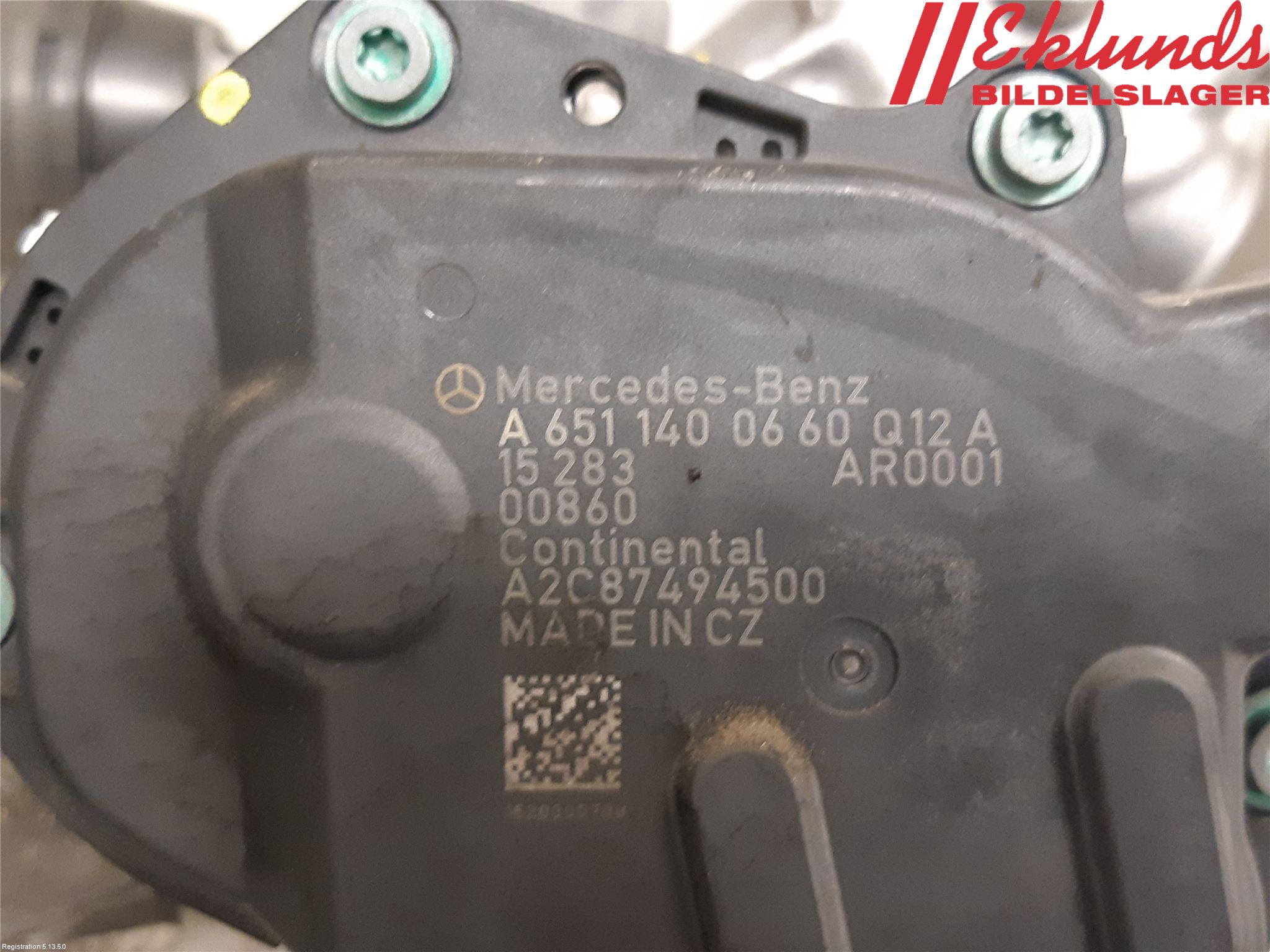 Mercedes-Benz MB C-KLASS (W205) 14-21 Egr Ventil