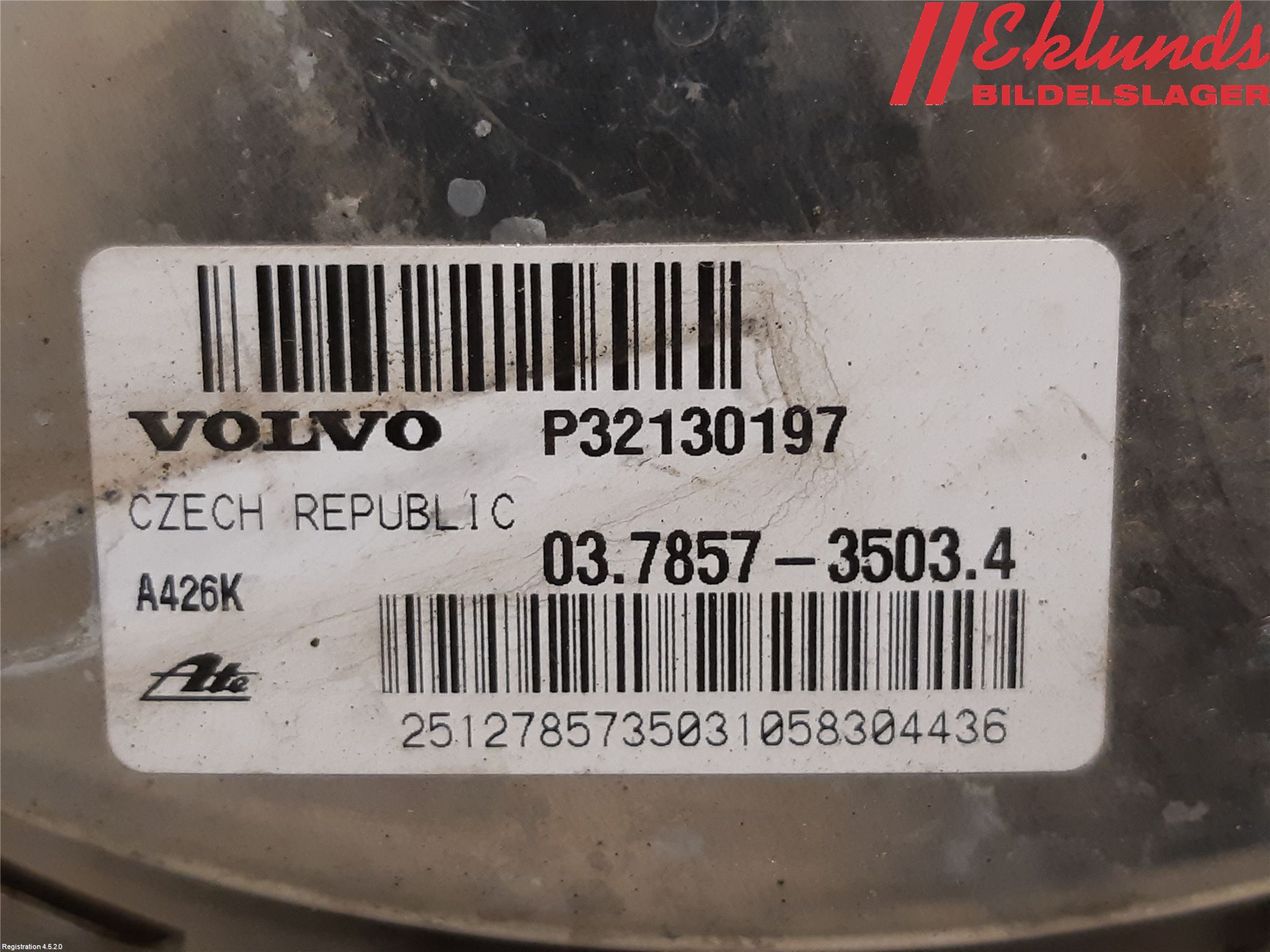 Volvo V90 CROSS COUNTRY 17->> Bromsservo