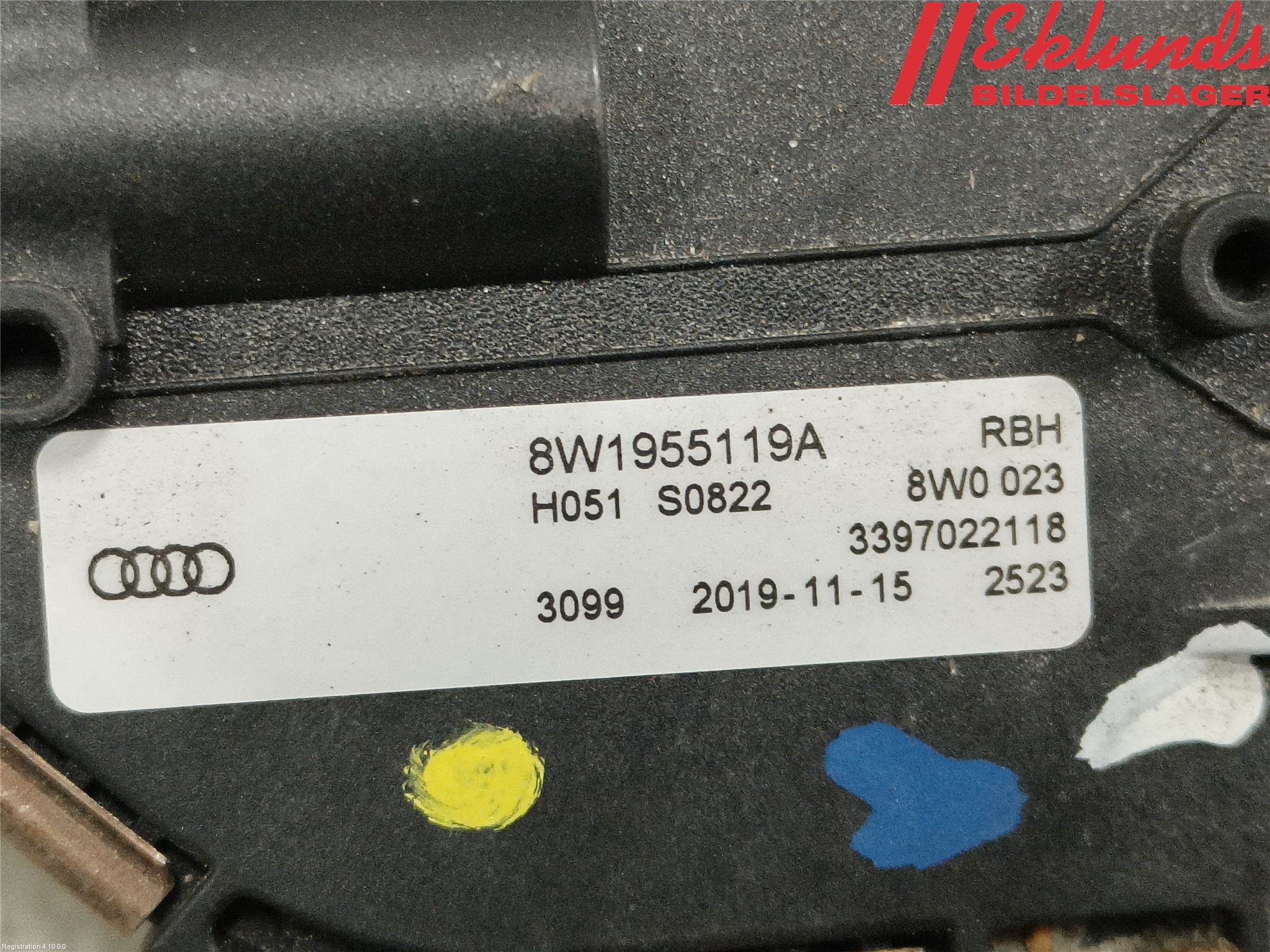 Audi A4/S4 B9 20- Torkarmotor Vindruta