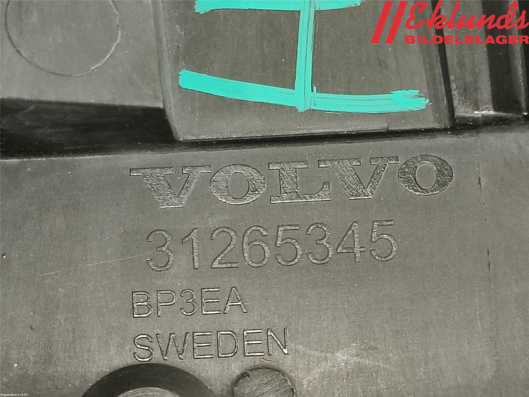 Volvo S80 07-13 Stötfångarfäste Fram Hö