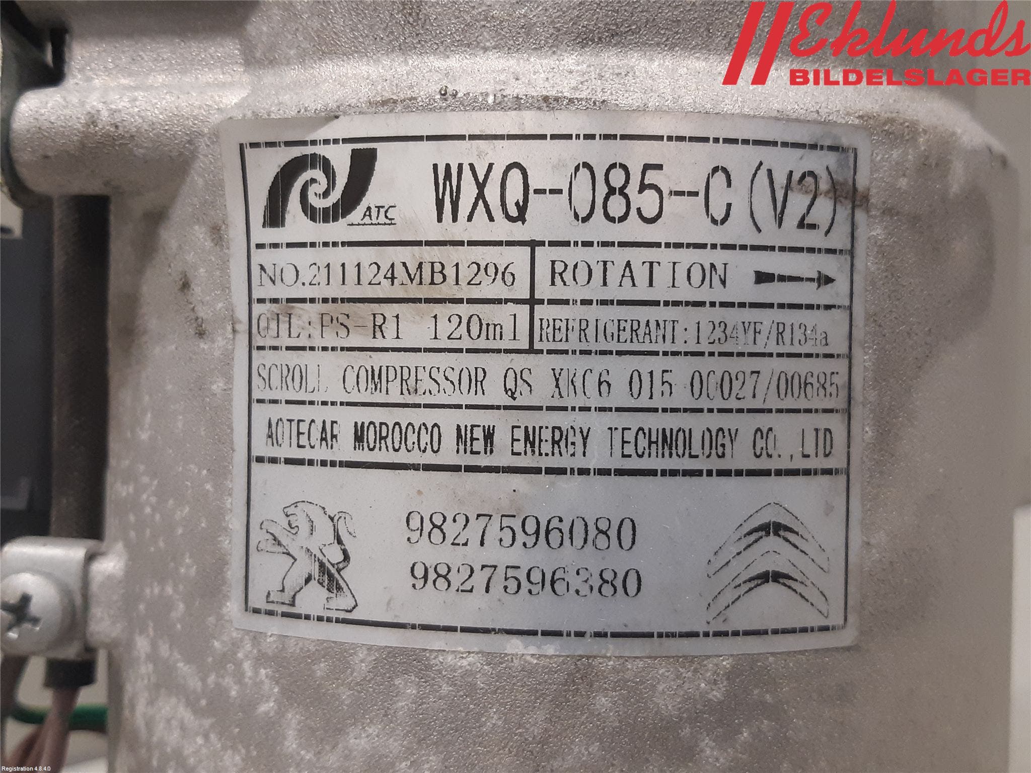 Peugeot 208/E-208 20- Ac Kompressor