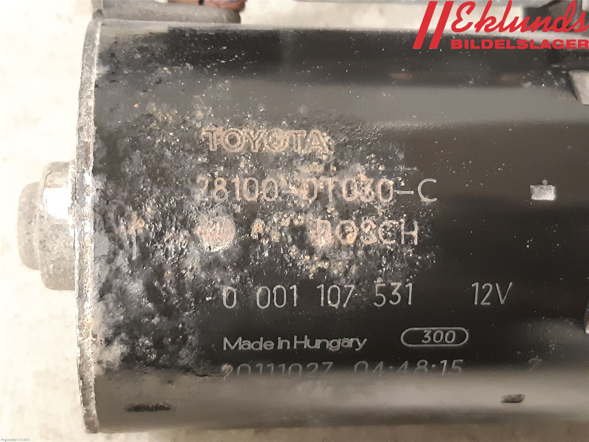 Toyota AVENSIS 09-15 Startmotor