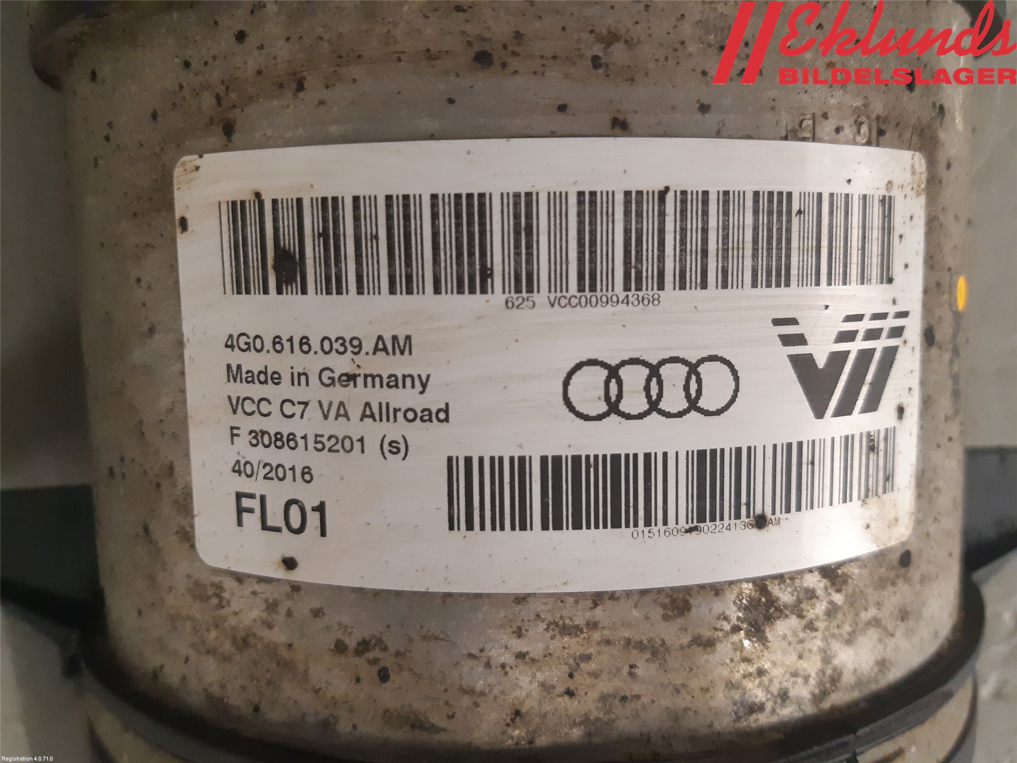 Audi A6 ALLROAD 12-18 Fjäderben Fram Höger