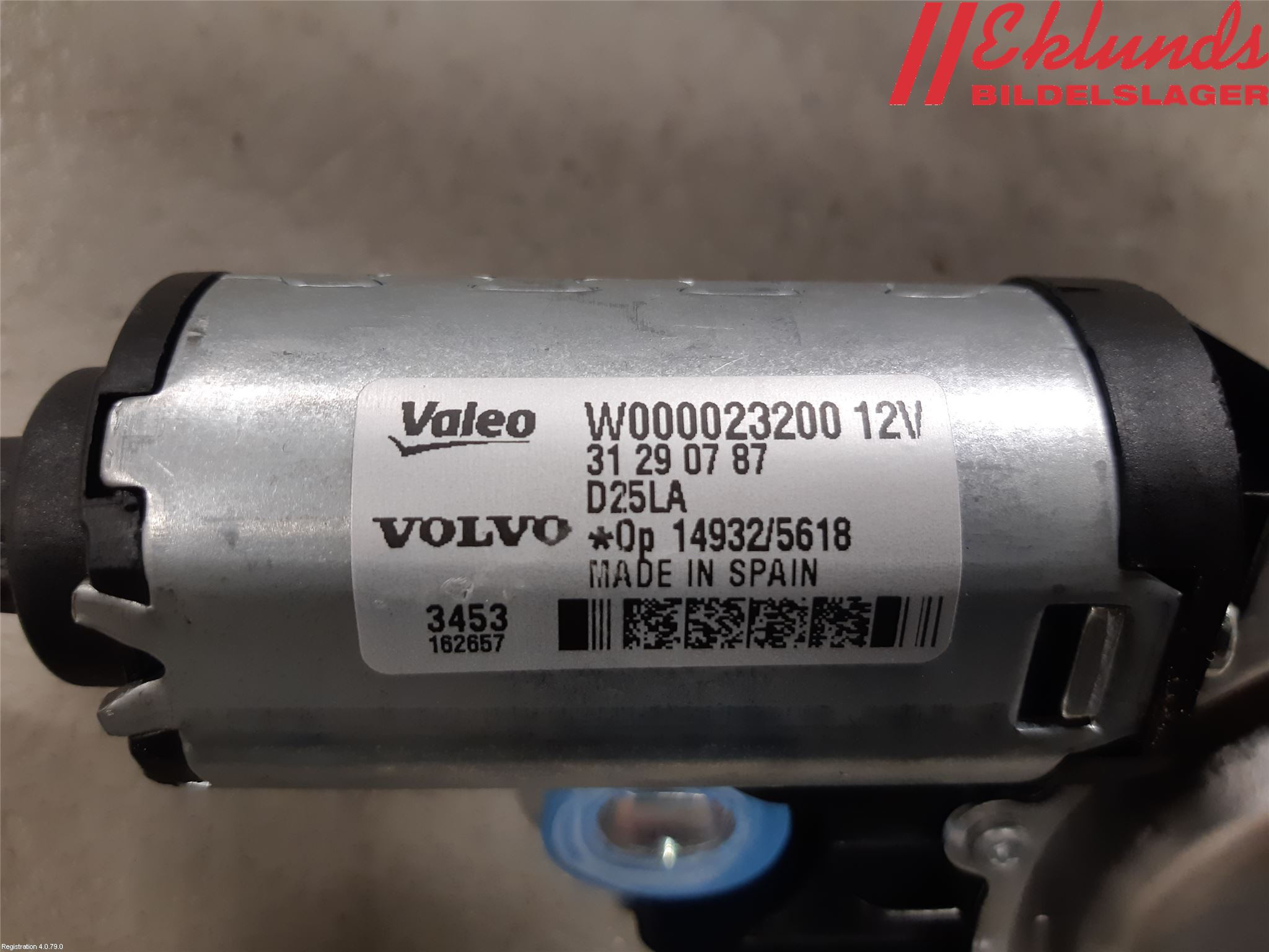 Volvo XC70 14-16 Torkarmotor Baklucka