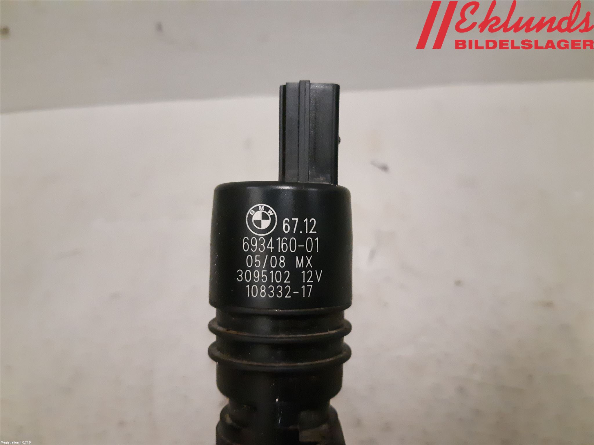 BMW X5 E70 07-13 Spolarpump Vindruta