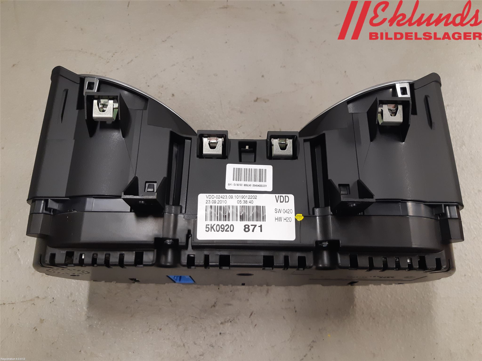 Volkswagen VW GOLF VI 09-13 Instrument Komb