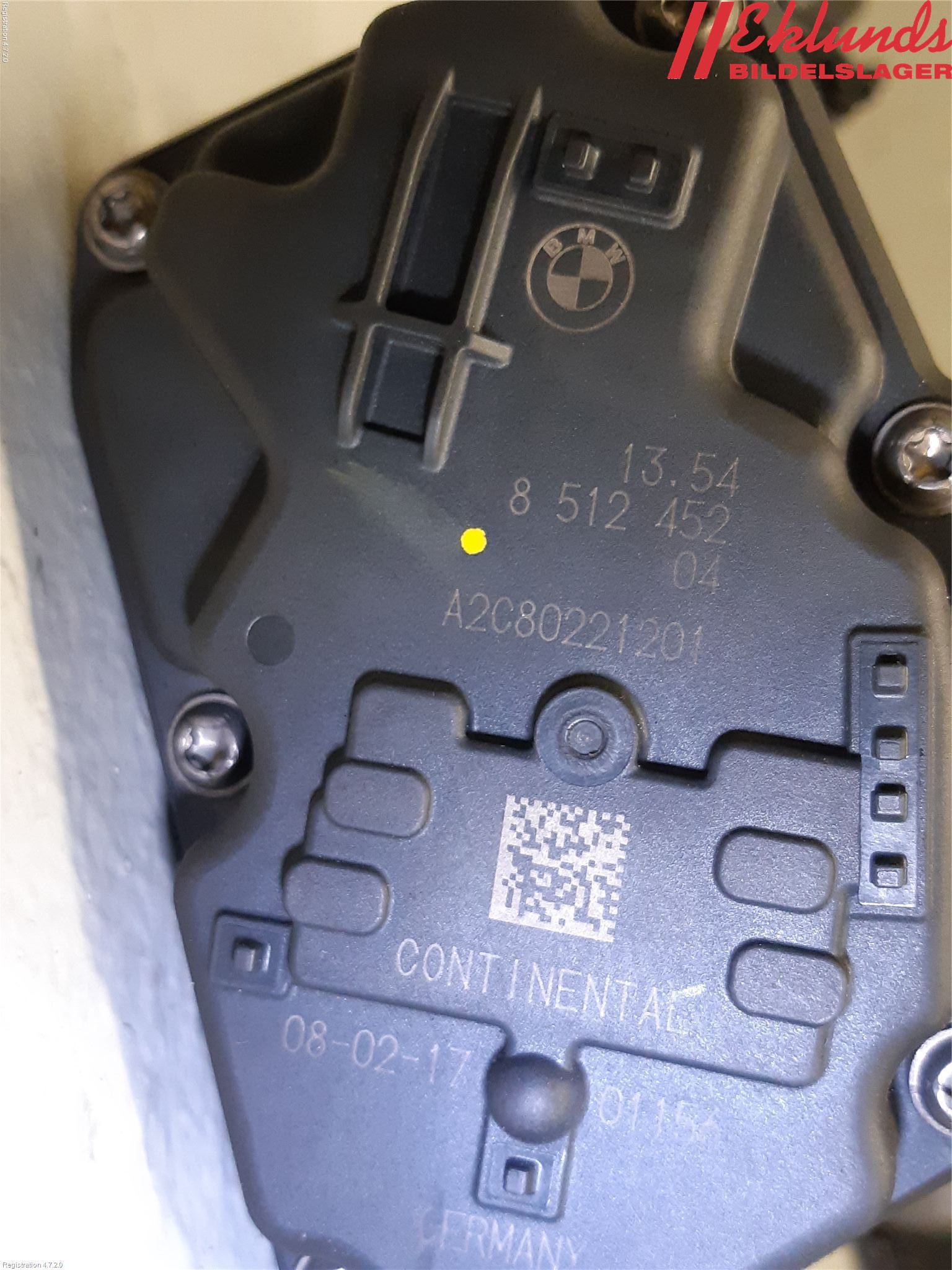 BMW 1 F20/F21 11-19 Injspjällhus