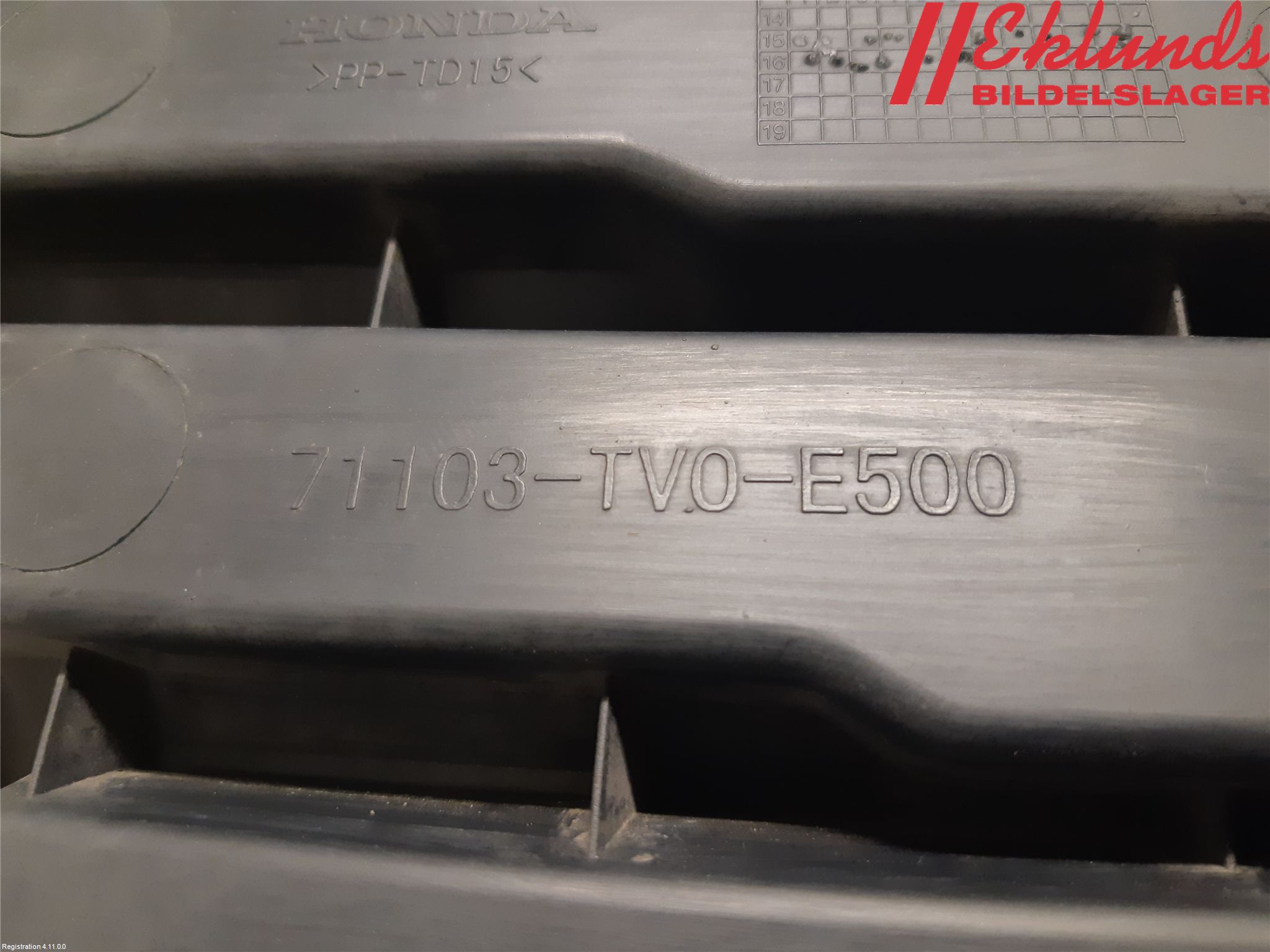 Honda CIVIC 12-16 Stöt Utfyllnad-List-Grill