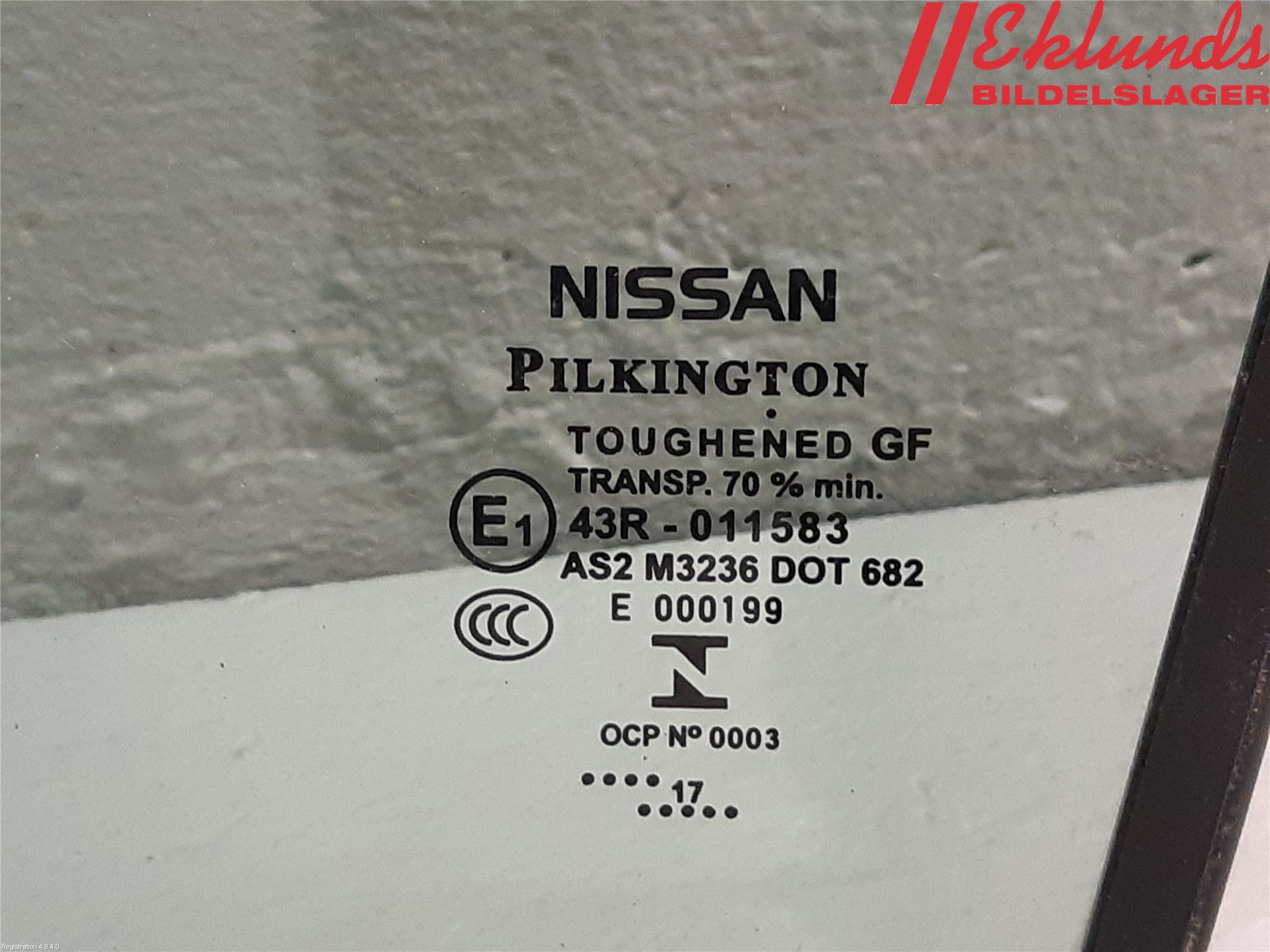 Nissan MICRA 17- Dörruta Fram Lilla Vä