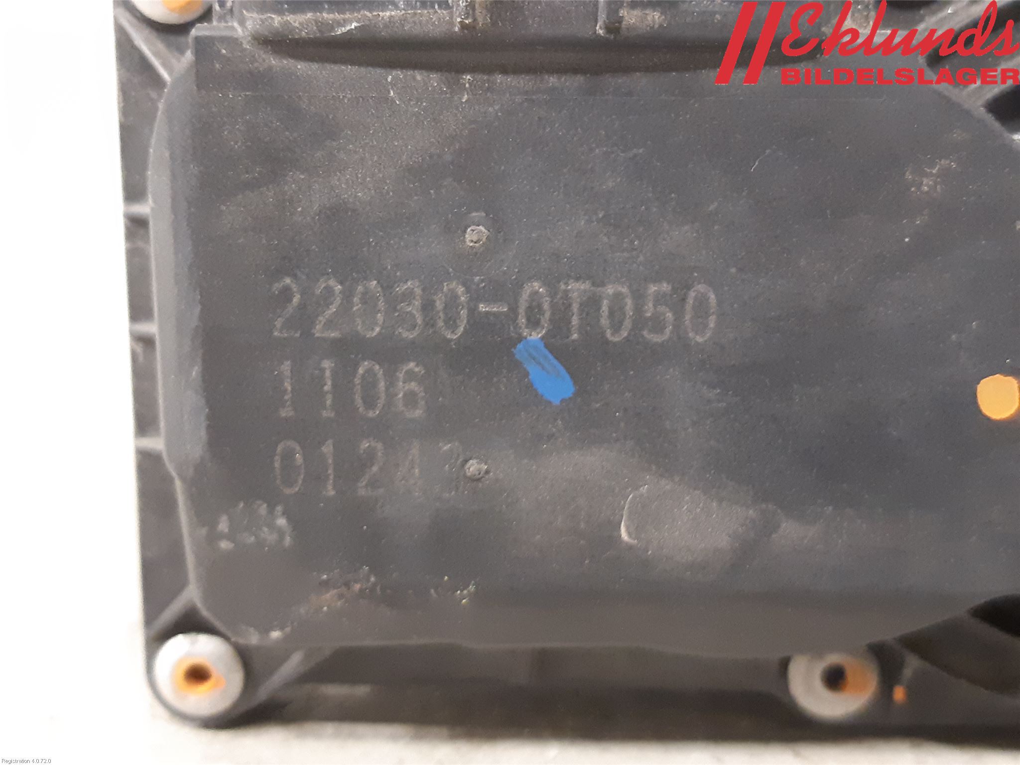 Toyota AURIS 10-12 Injspjällhus