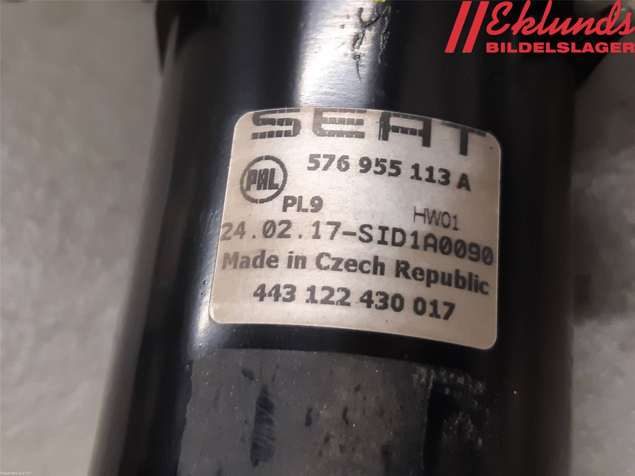 Seat ATECA 16->> Torkarmotor Vindruta