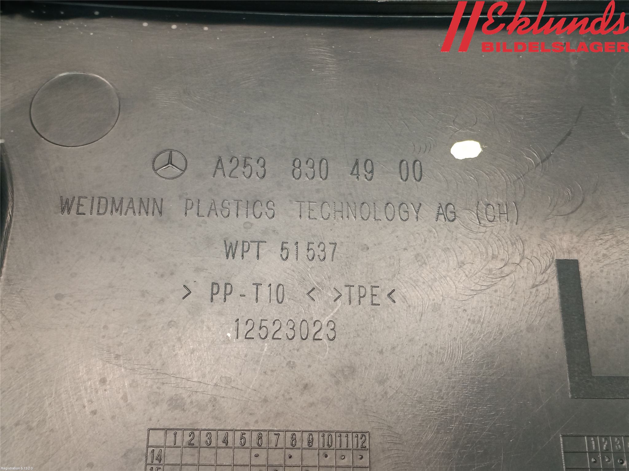 Mercedes-Benz MB EQC (N293) 20- Torpedplåt-Torpedplast