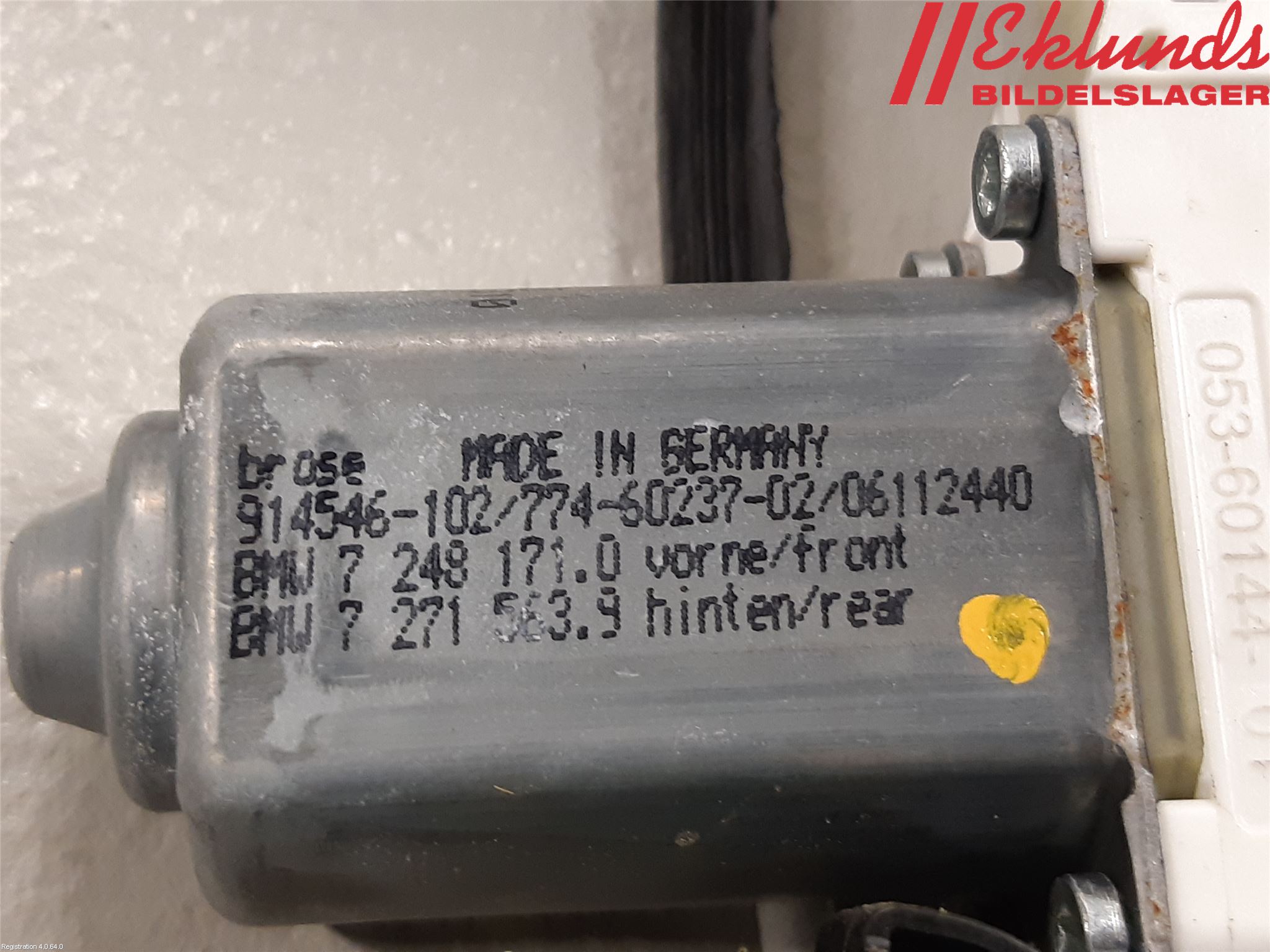 BMW 5 F10/F11/F18 09-17 Fönsterhiss El Kompl