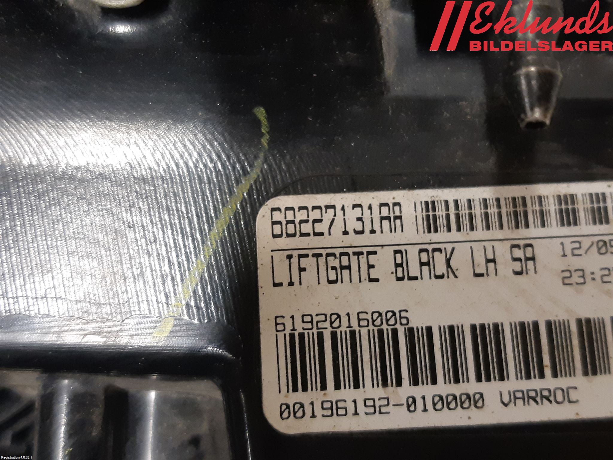 Fiat FREEMONT Bakljus Lucka Vä