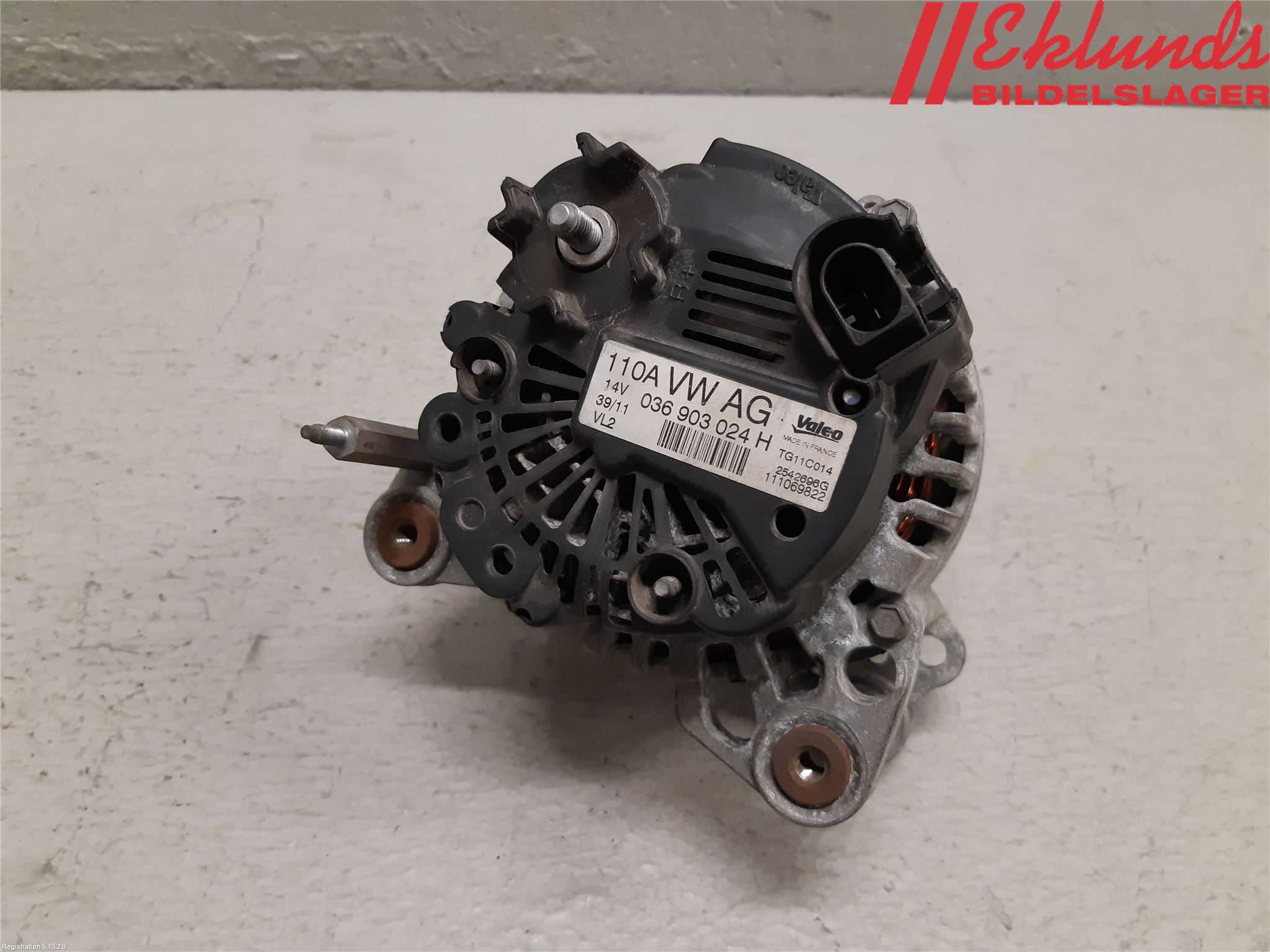 Volkswagen VW POLO 10-17 Generator