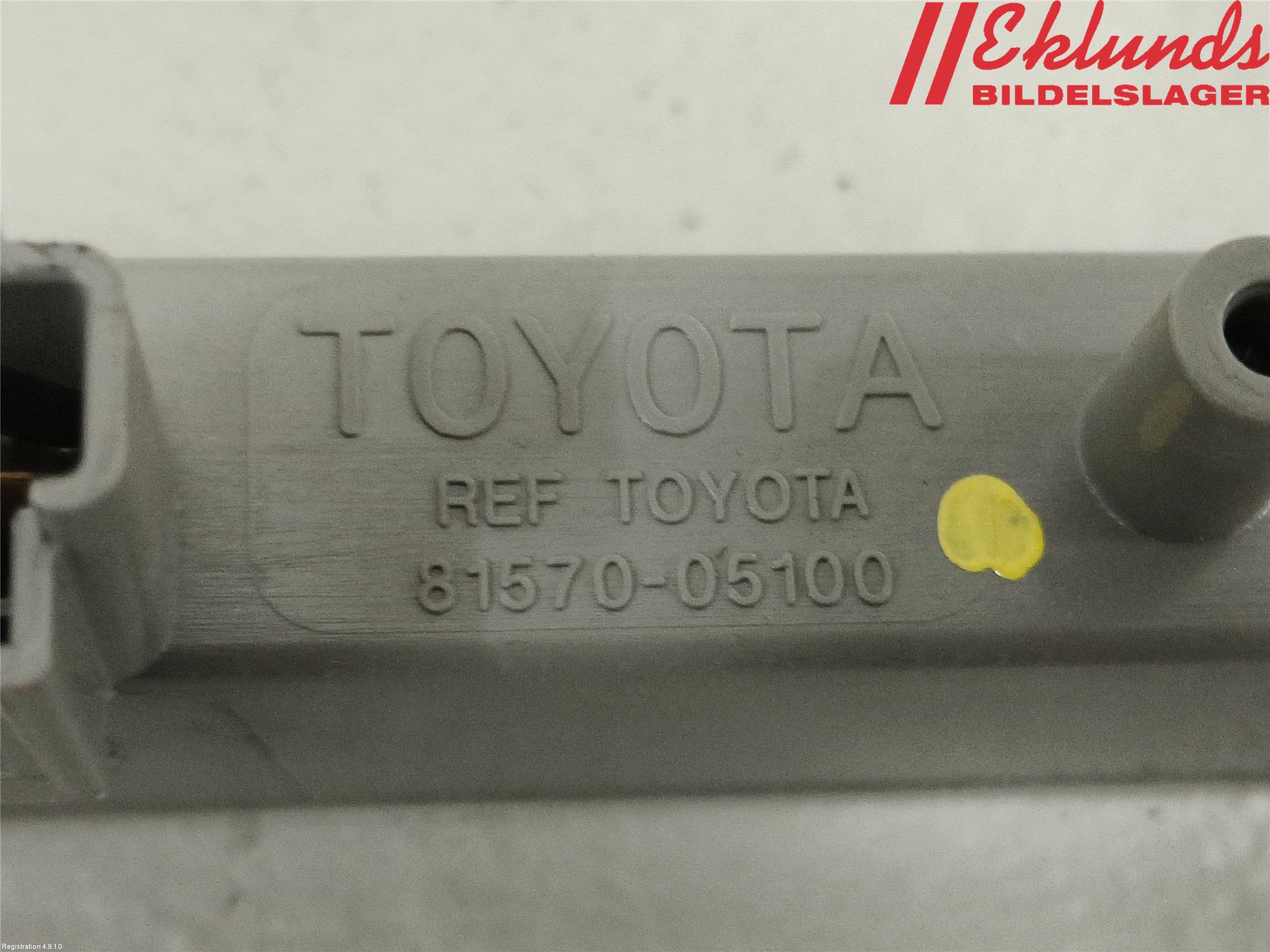 Toyota VERSO 09-18 Bromsljus Bakruta