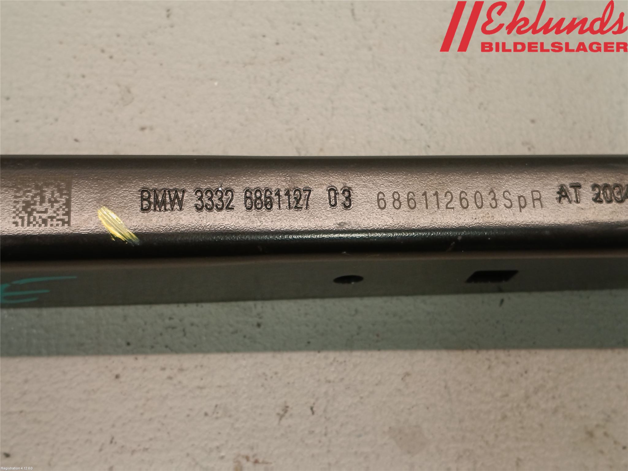 BMW 5 G30/G31/F90 17-23 Bärarm Bak Höger