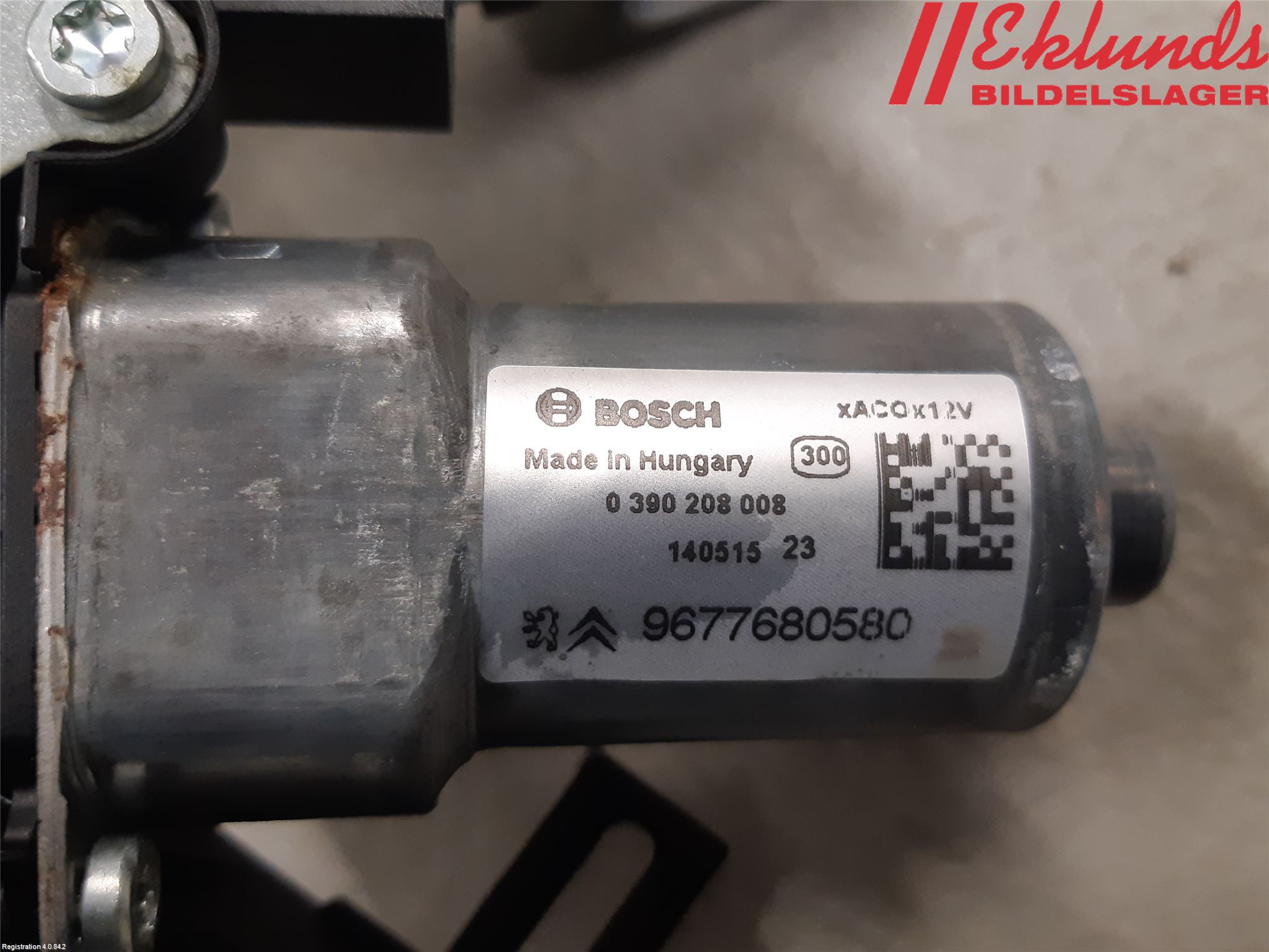 Peugeot 308 14-21 Torkarmotor Baklucka