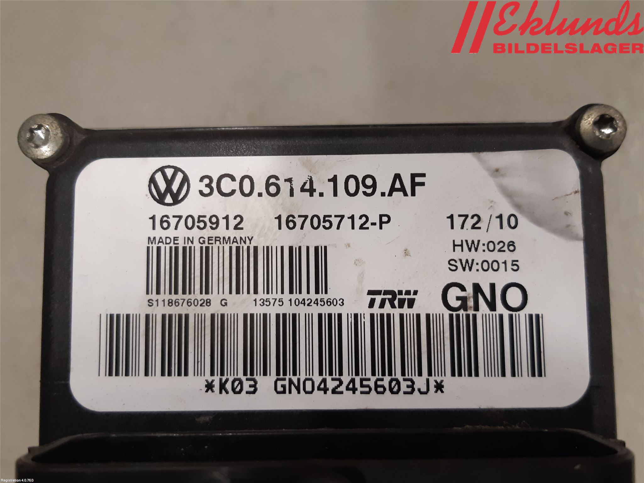 Volkswagen VW PASSAT 05-11 Abs Hydraulaggregat