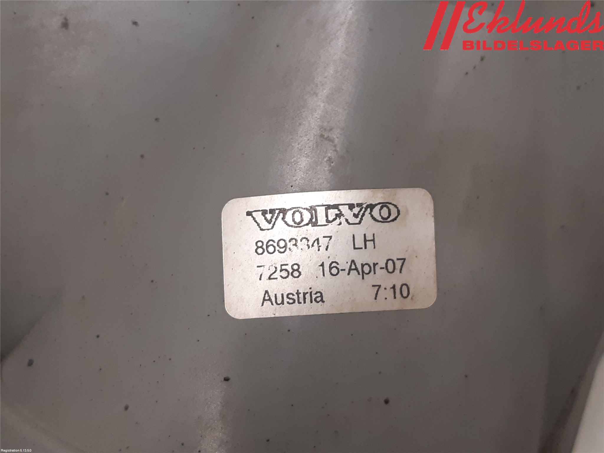 Volvo V70 05-08 Dimljus-Varselljus Fram
