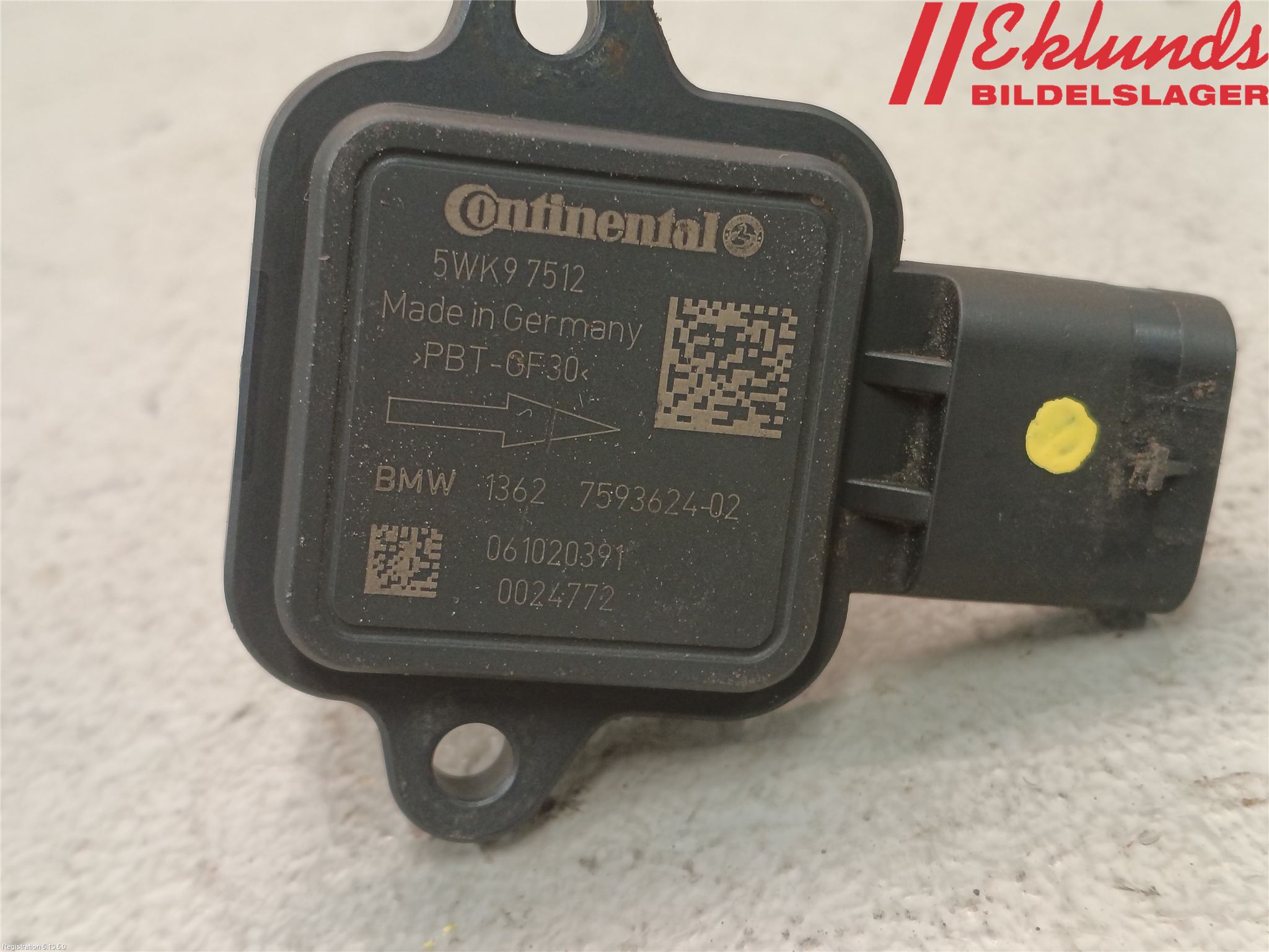 BMW 5 F10/F11/F18 09-17 Injluftmassamätare