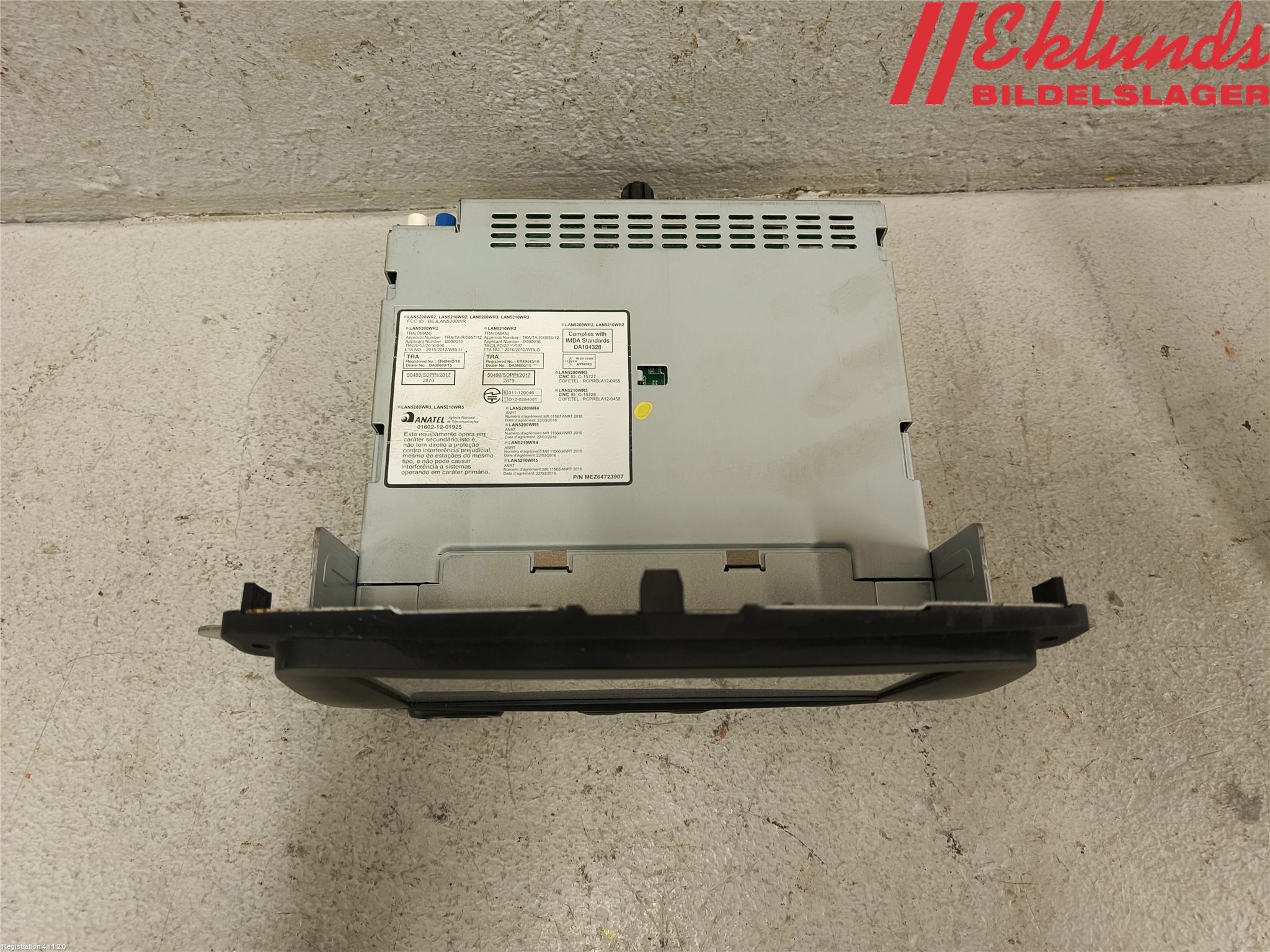 Opel MOVANO B 10-22 Cd Radio - Multimediapanel