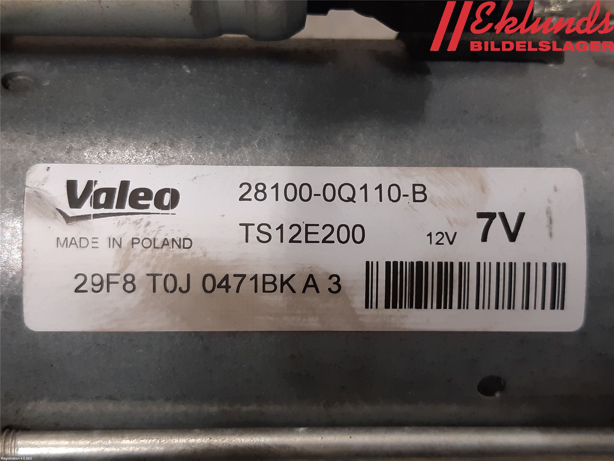 Toyota AYGO 15-21 Startmotor