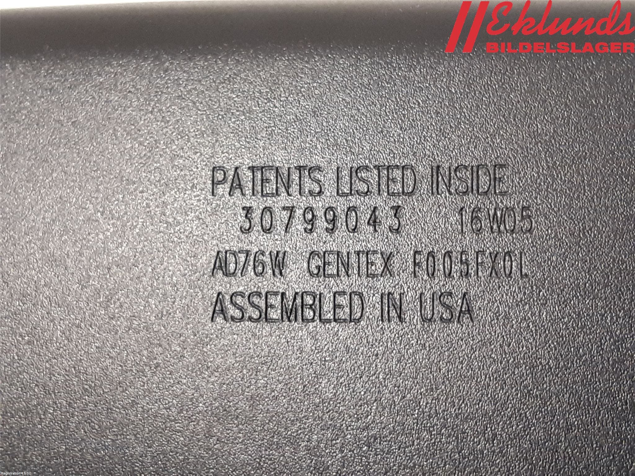 Volvo V60 CROSS COUNTRY 16-18 Spegel Invändig