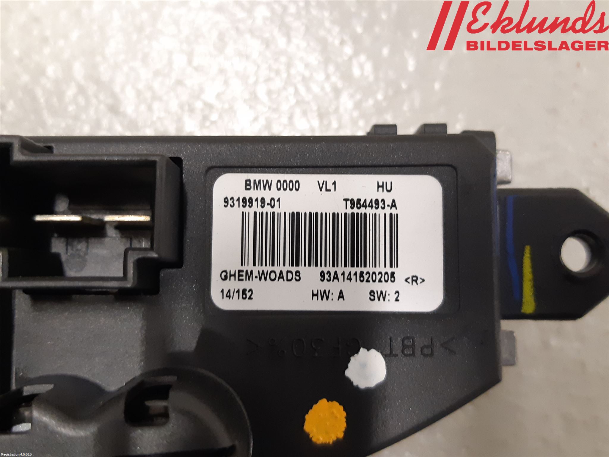 BMW 4 F32/F33/F82/F83 13-20 Värmefläktsmotstånd
