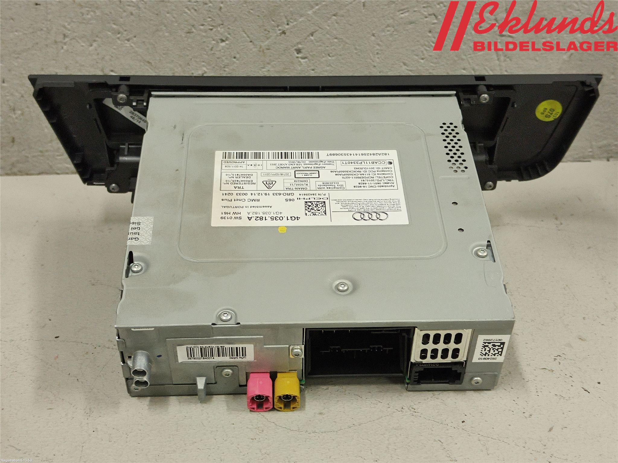 Audi A6/S6 4G 11-18 Cd Radio - Multimediapanel