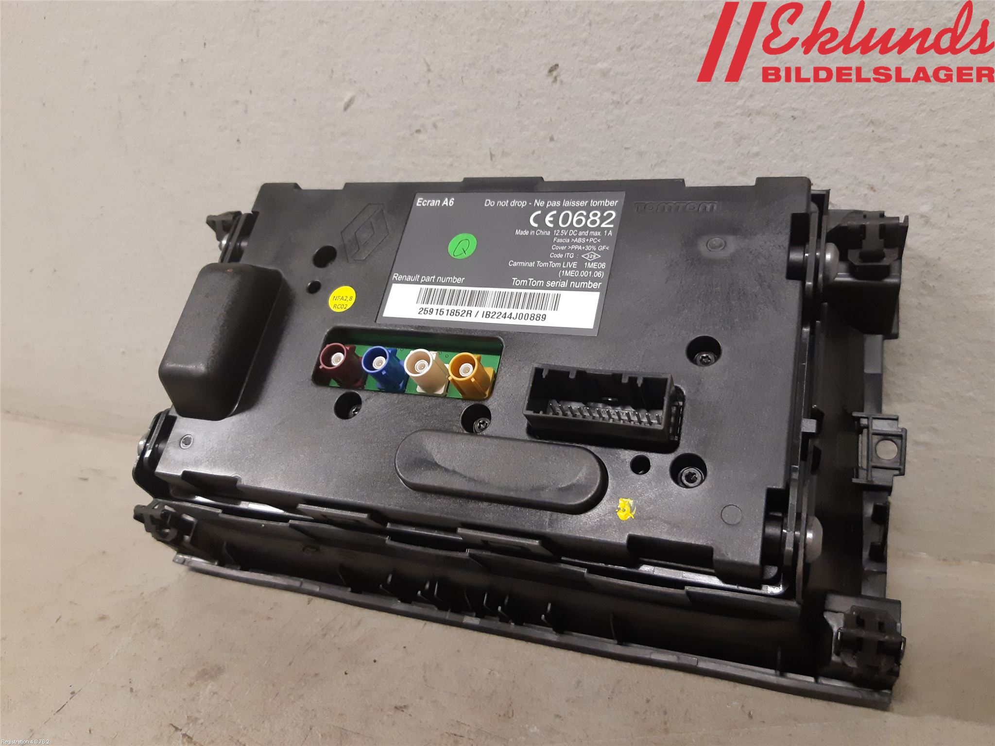 Renault TRAFIC   02-14 Bildskärm