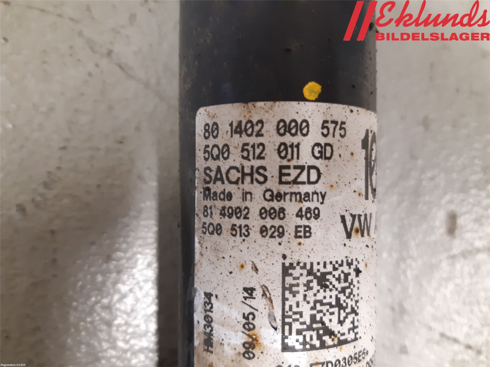 Audi A3/S3 8V 13-20 Stötdämpare Bak