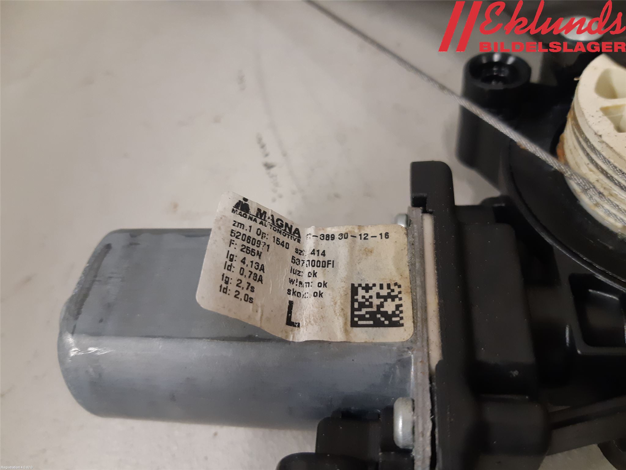 Fiat 500 07- Fönsterhiss El Kompl