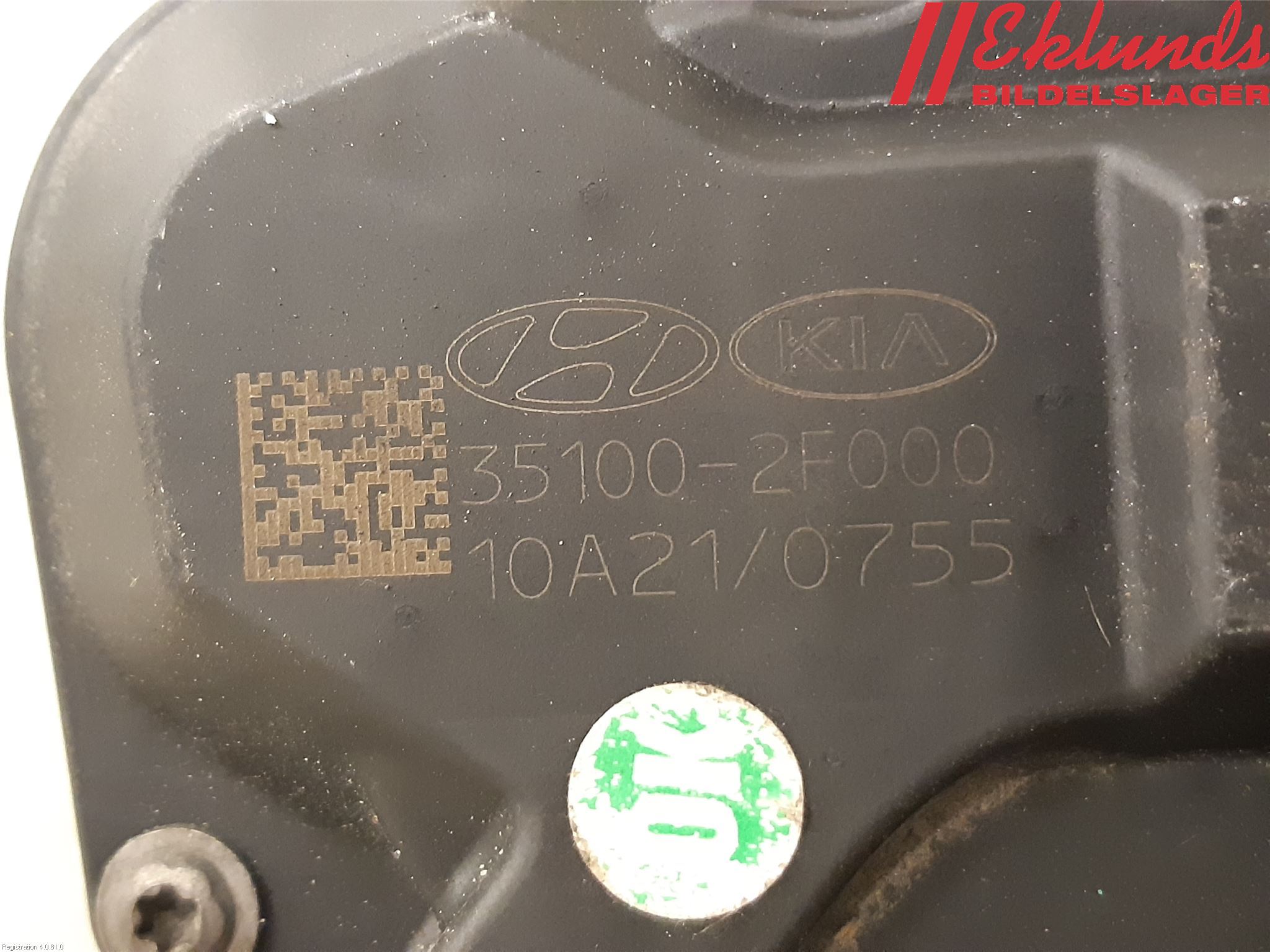 Hyundai ix35 Injspjällhus