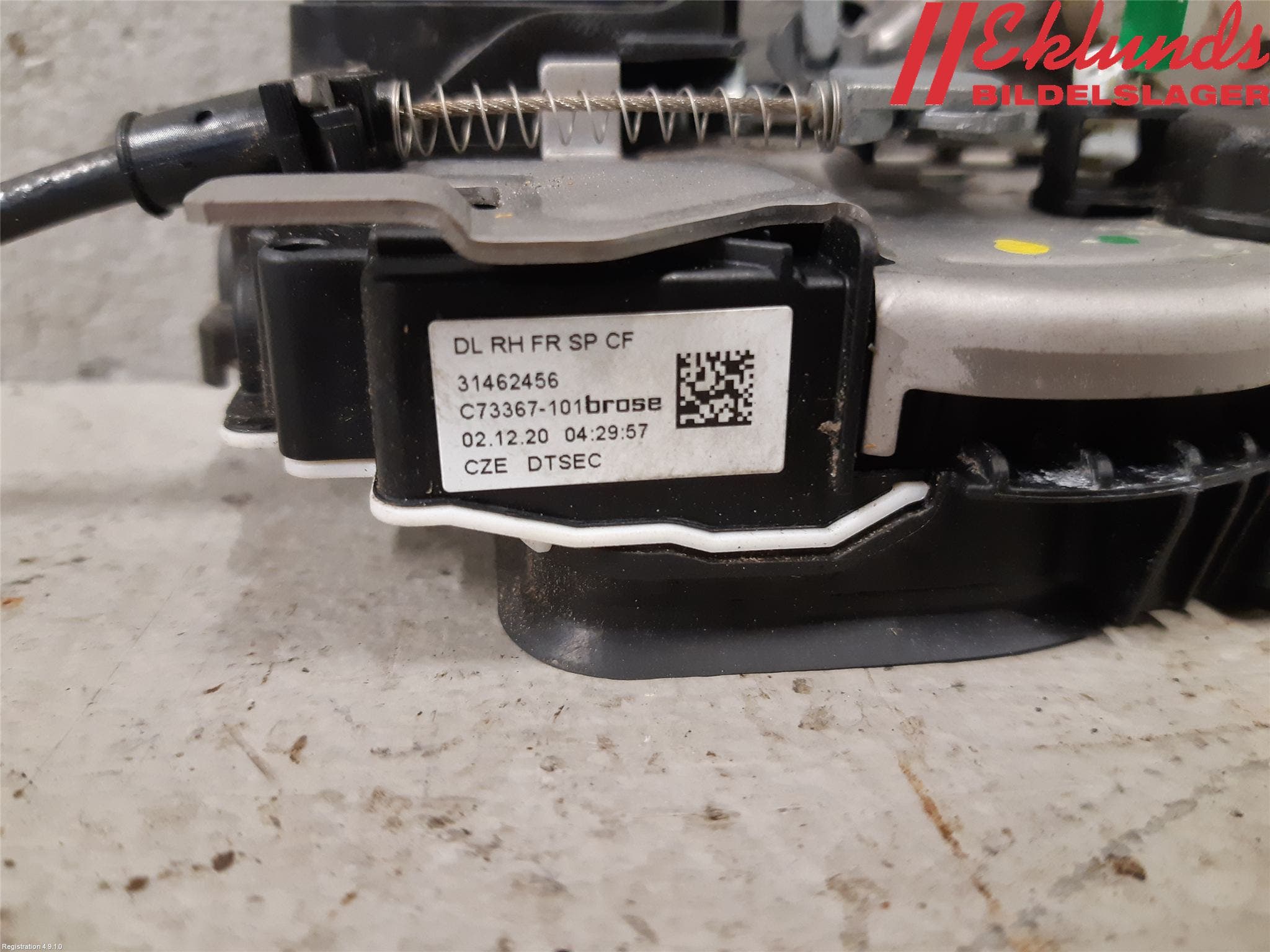 Volvo V60 19- Låskista-Dörrlås