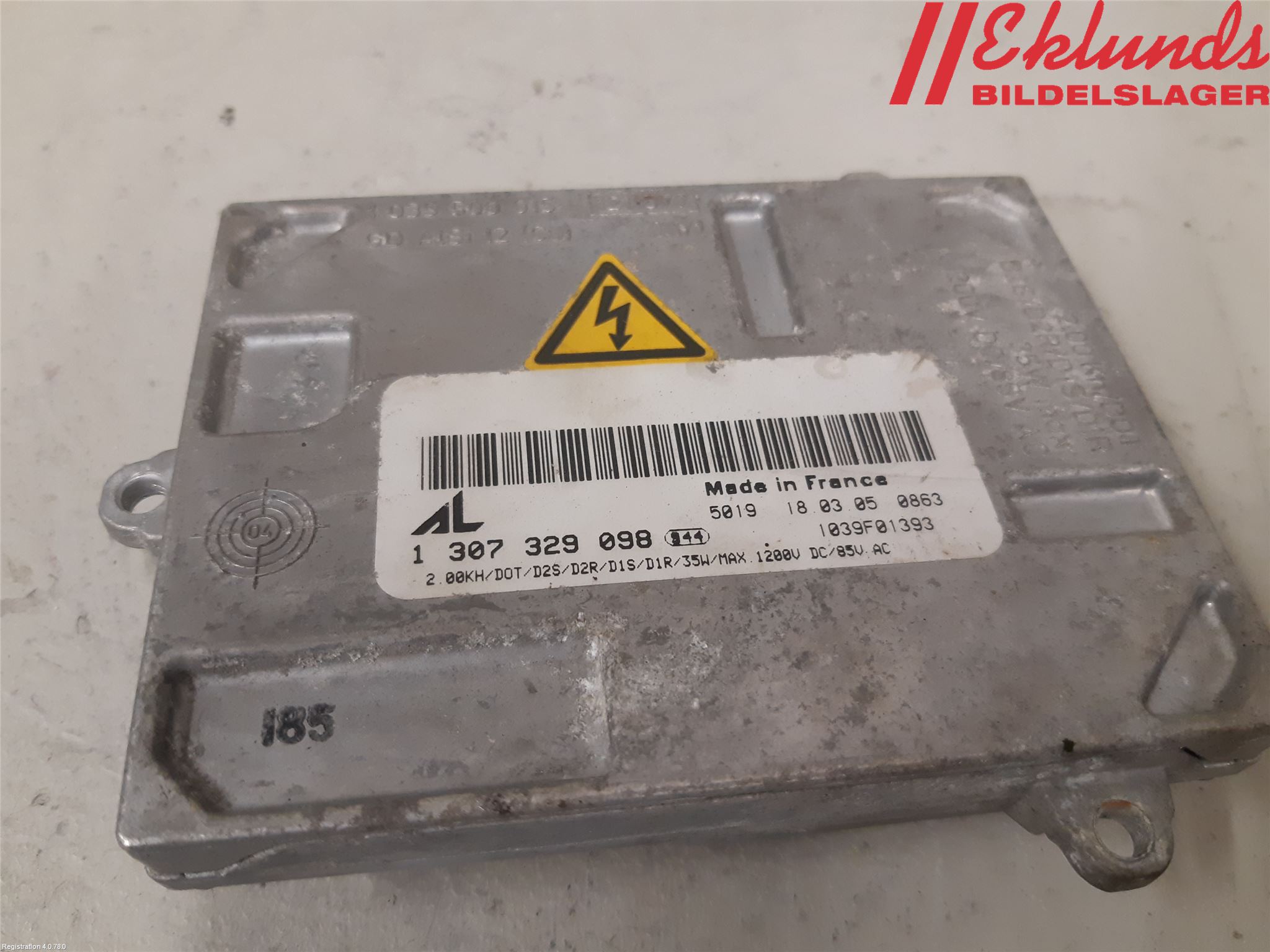 Volvo V50 04-07 Styrenhet Strålkastare