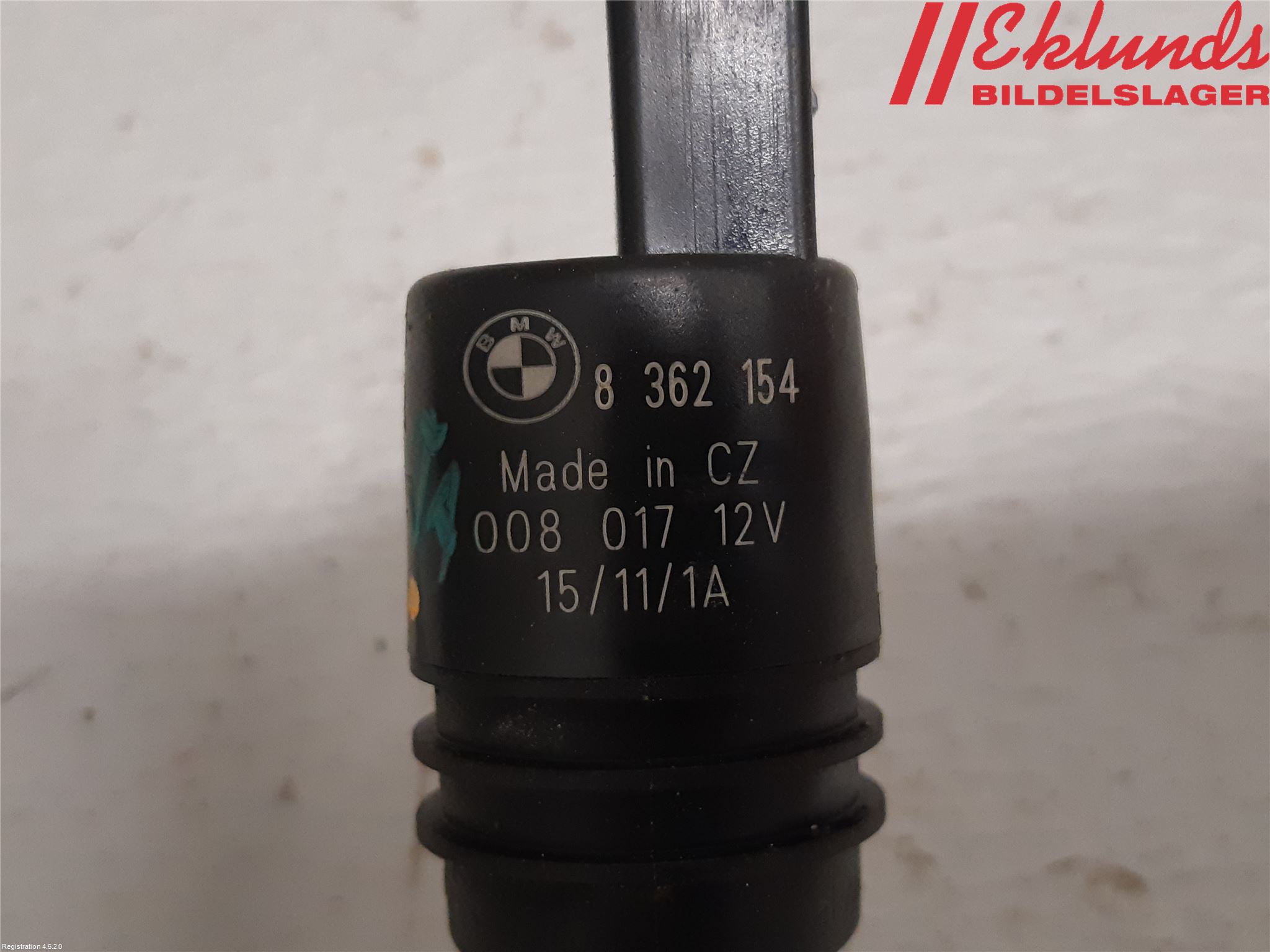 BMW 5 F10/F11/F18 09-17 Spolarpump Baklucka