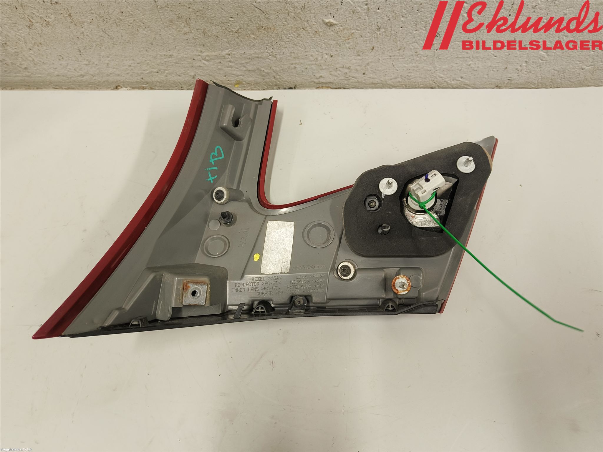Honda CIVIC 12-16 Bakljus Lucka Hö