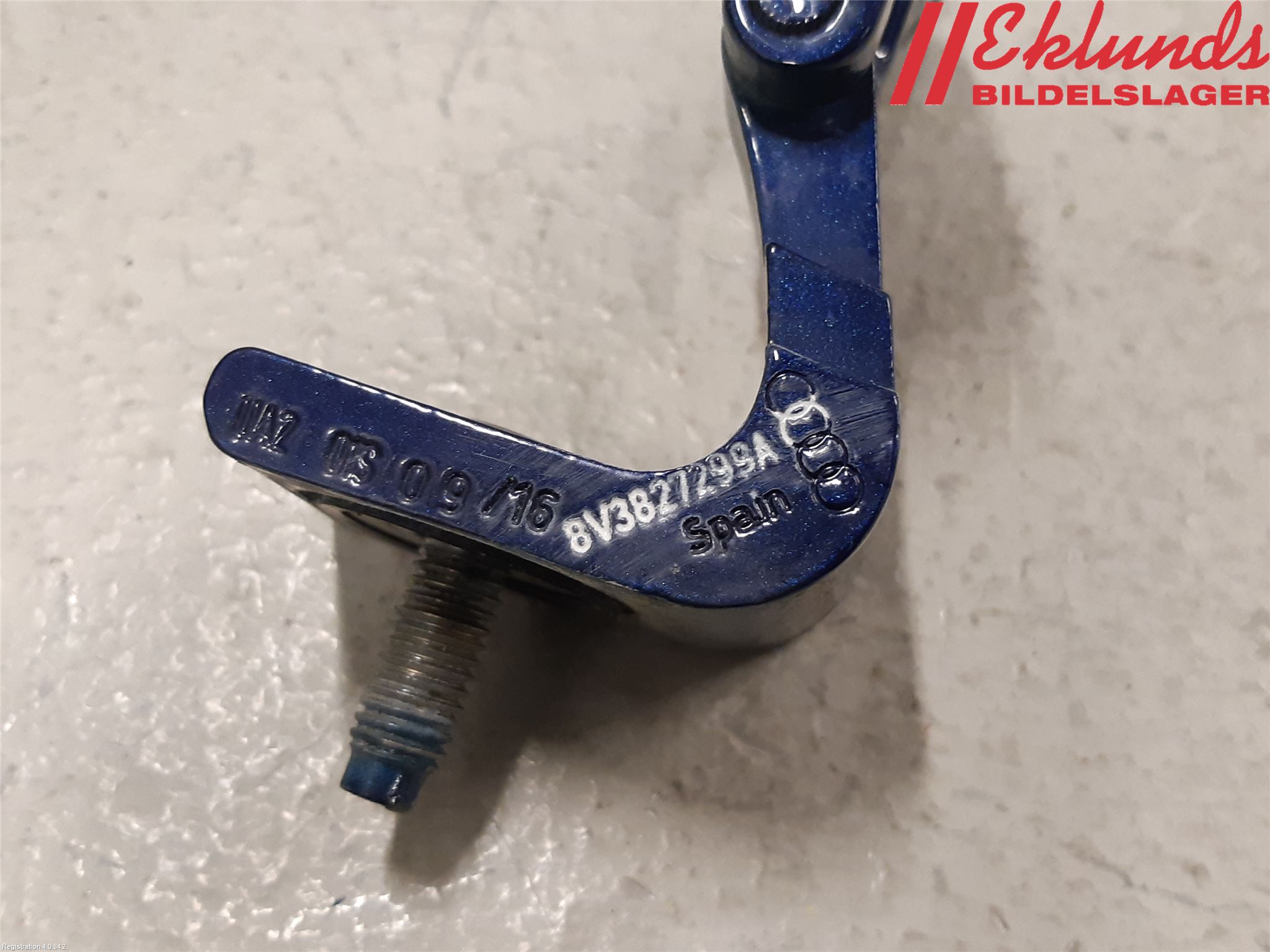 Audi A3/S3 8V 13-20 Bakluckegångjärn Hö