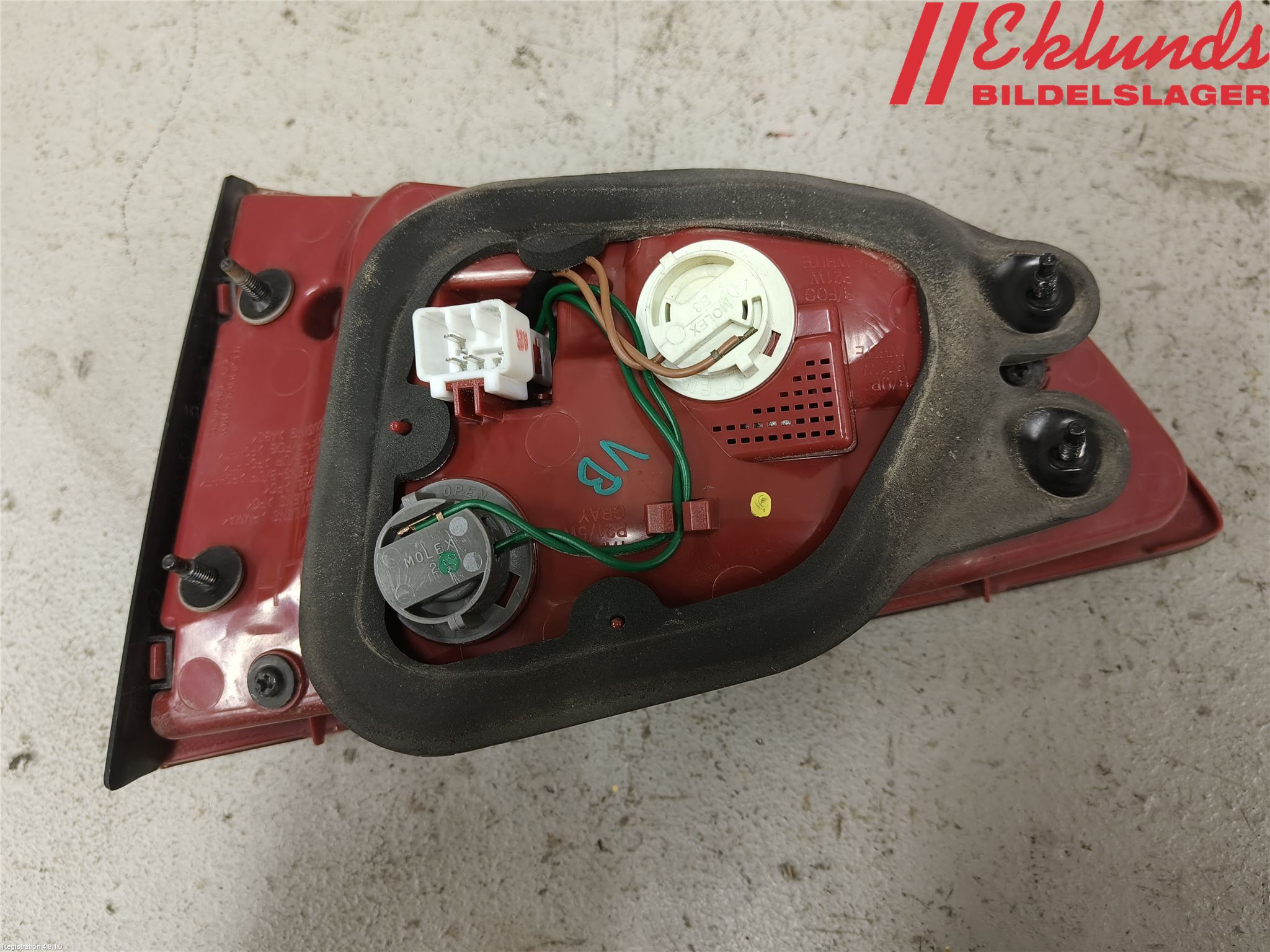 Kia CEED 12-18 Bakljus Lucka Vä