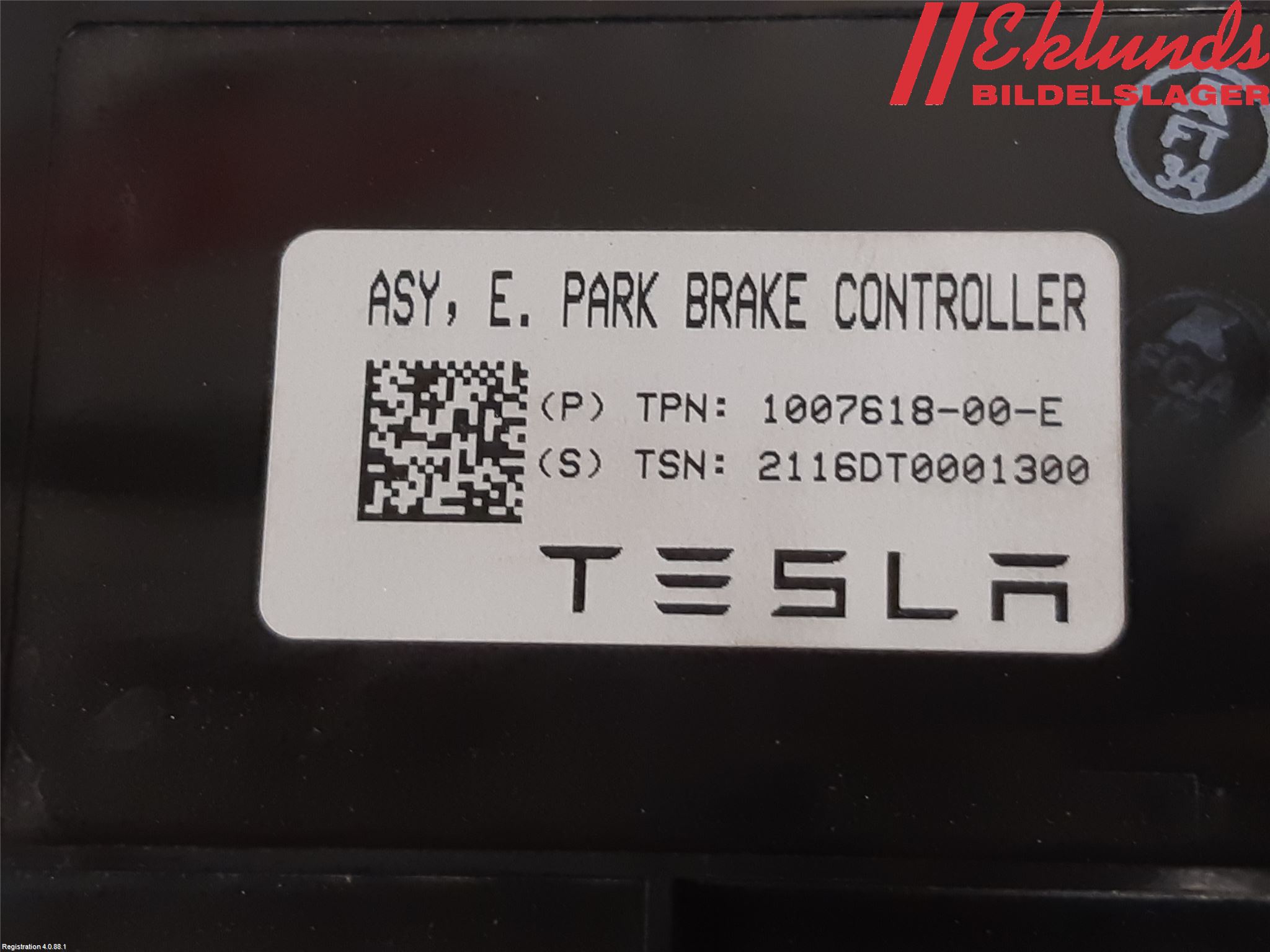 Tesla MODEL S 13- Styrenhet Parkbroms Epb