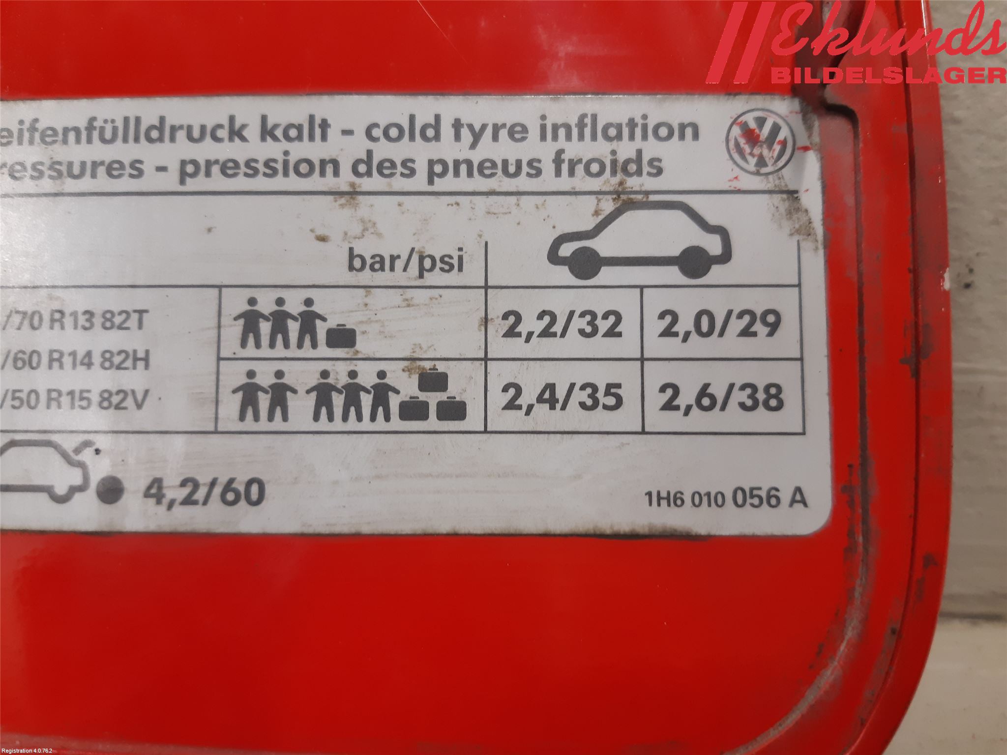 Volkswagen VW GOLF III 92-99 Tanklucka