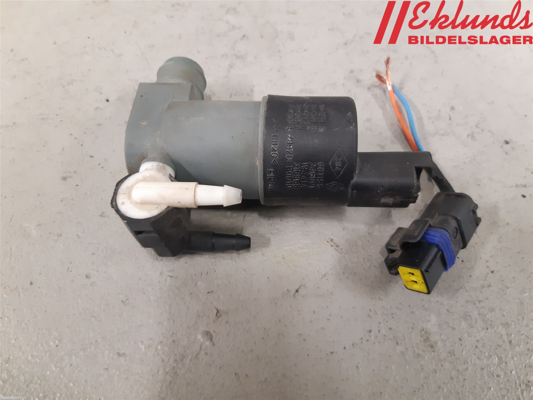 Nissan QASHQAI 10-14 Spolarpump Vindruta