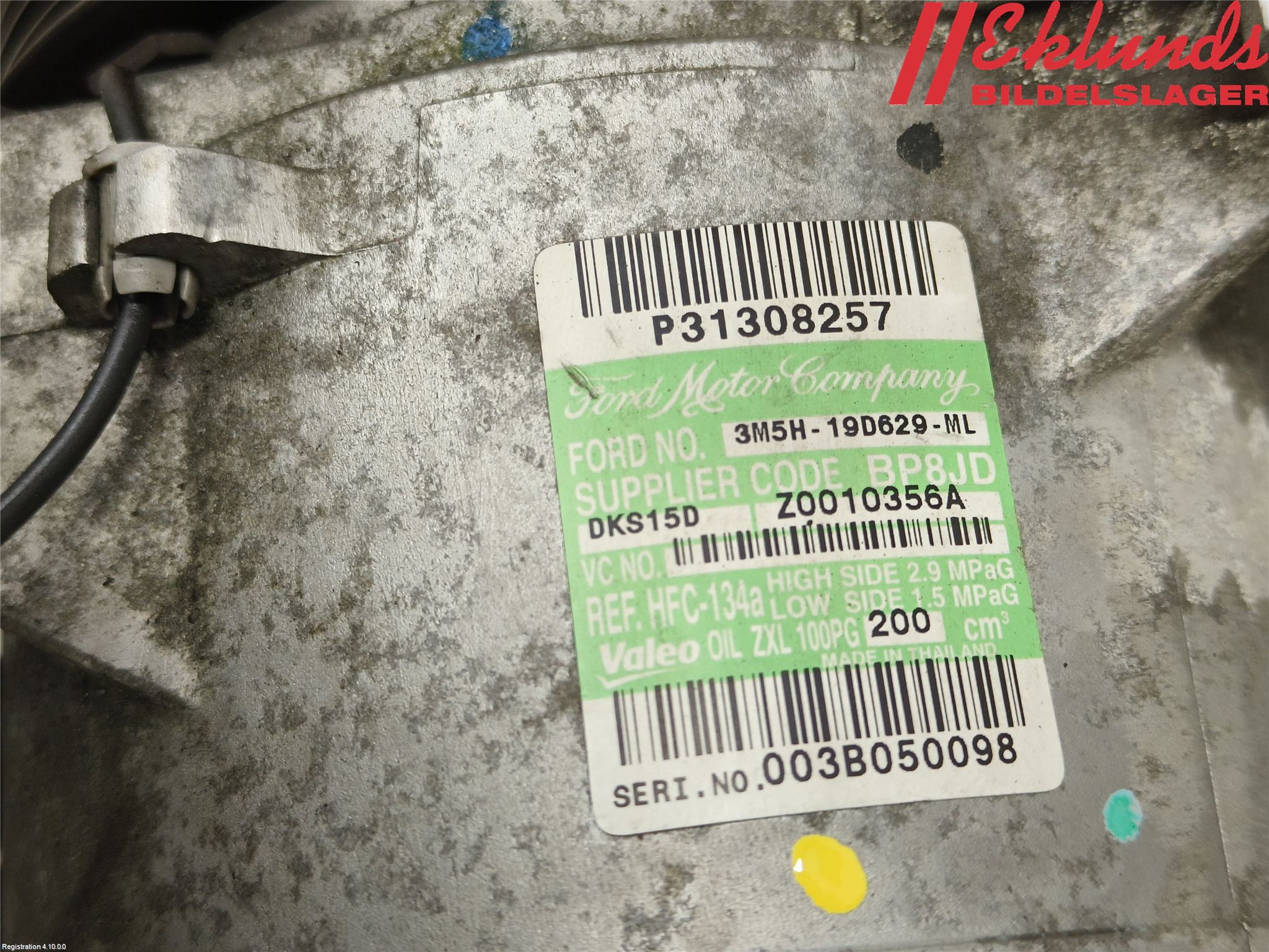 Ford FOCUS 08-11 Ac Kompressor