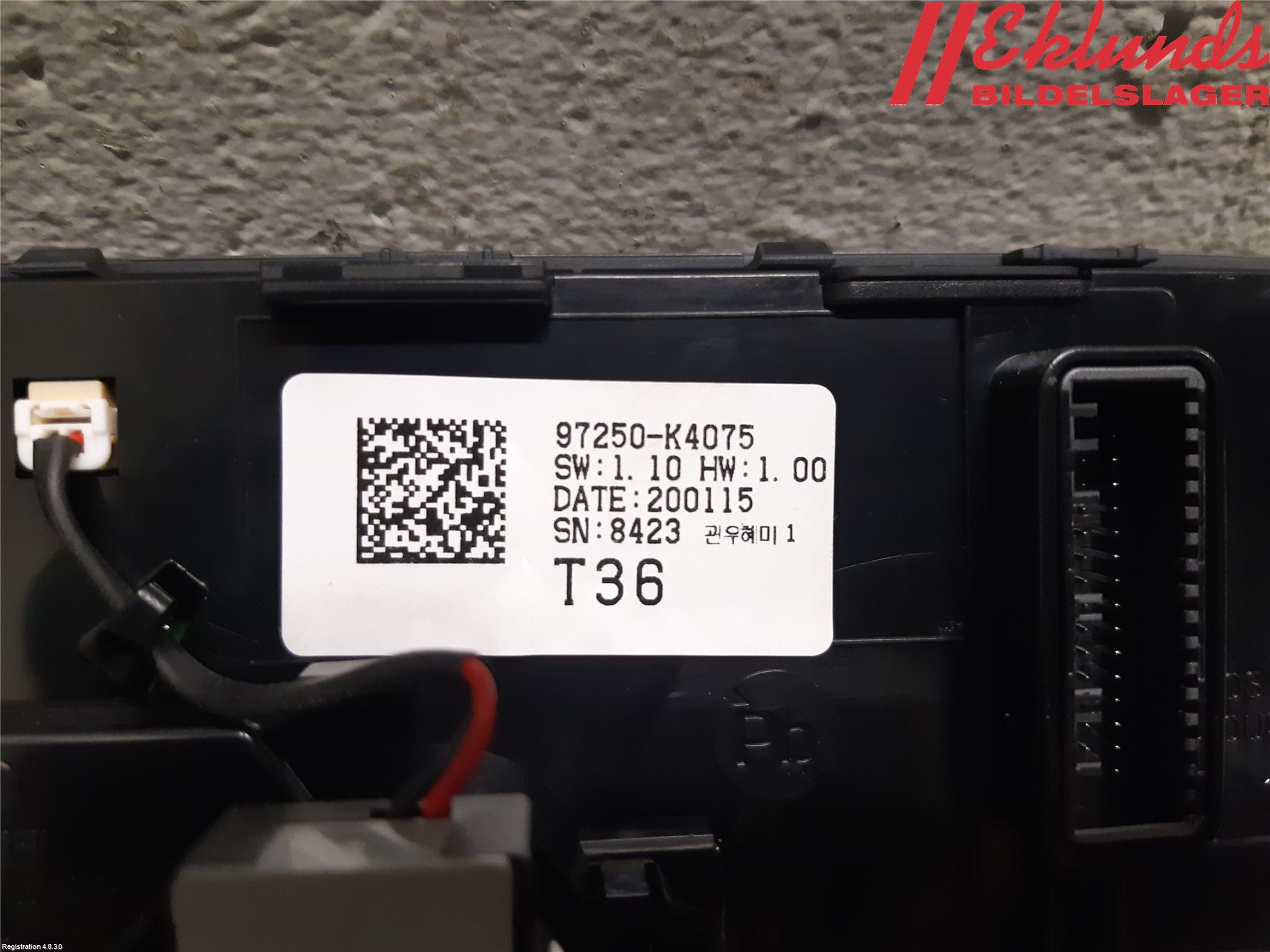 Hyundai KONA/ELECTRIC OS 18-23 Ac Styrenhet Ac Manöveren
