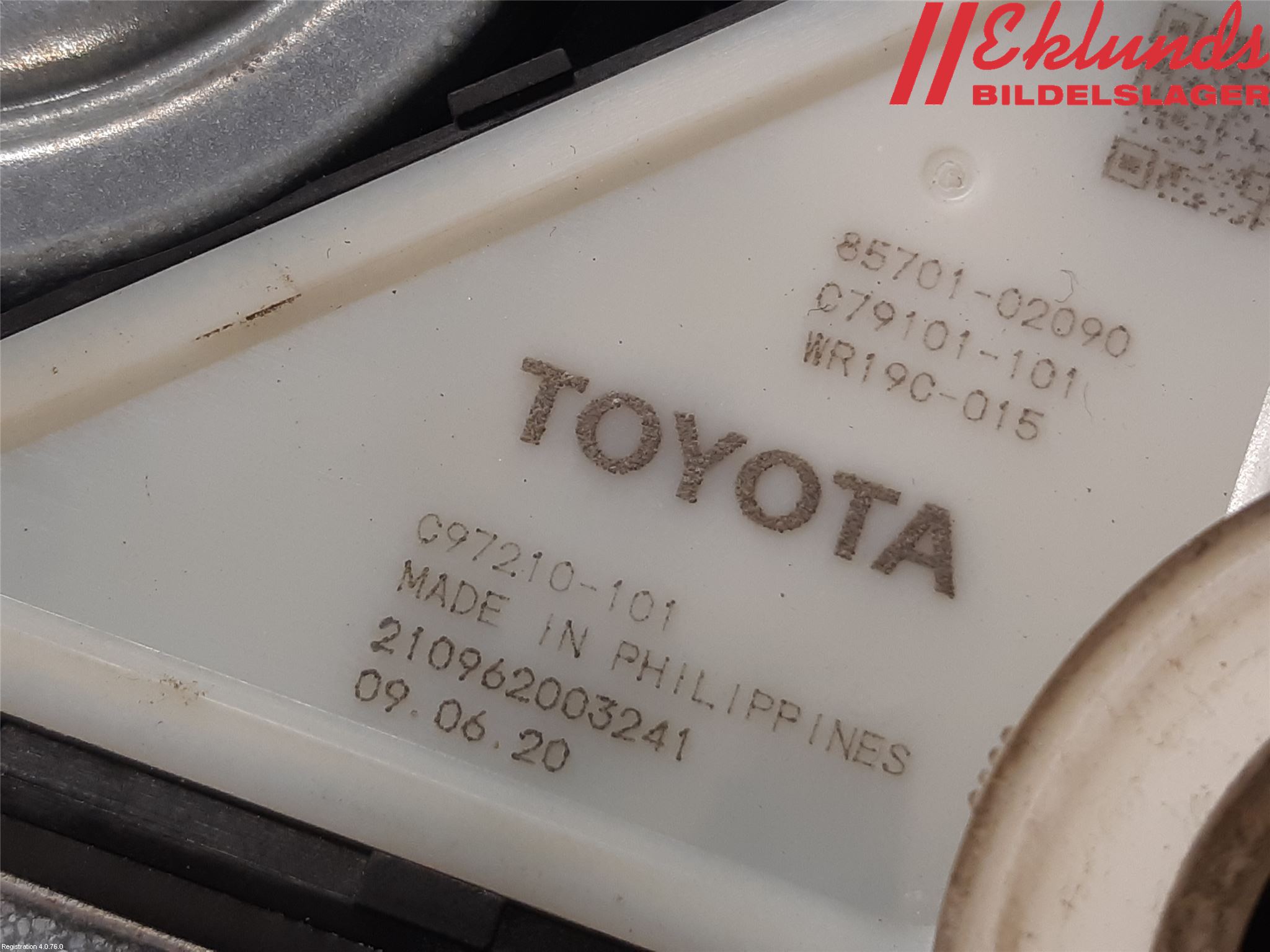 Toyota COROLLA 19- Fönsterhiss El Kompl