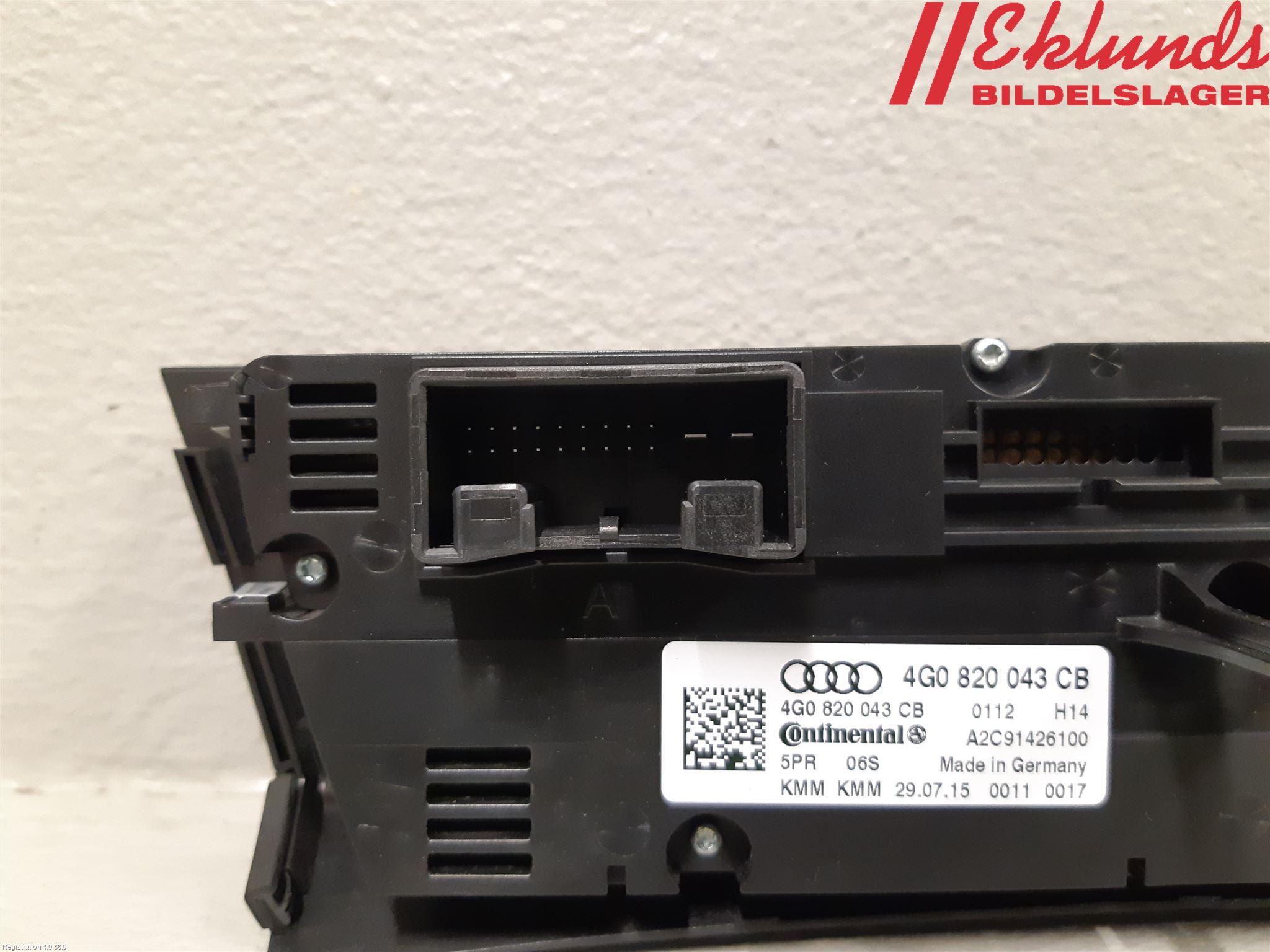 Audi A6/S6 4G 11-18 Ac Styrenhet Ac Manöveren