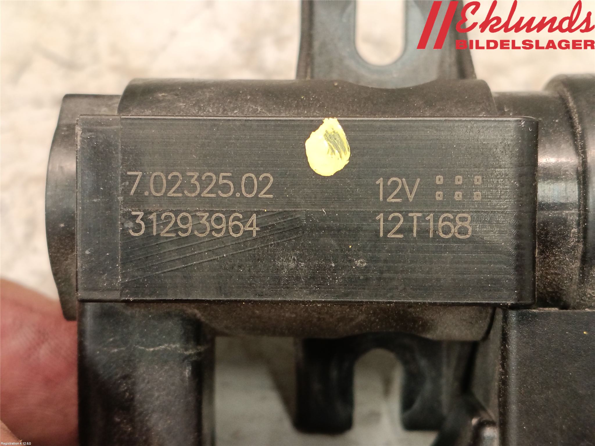 Volvo V70 08-13 Vakuumventil