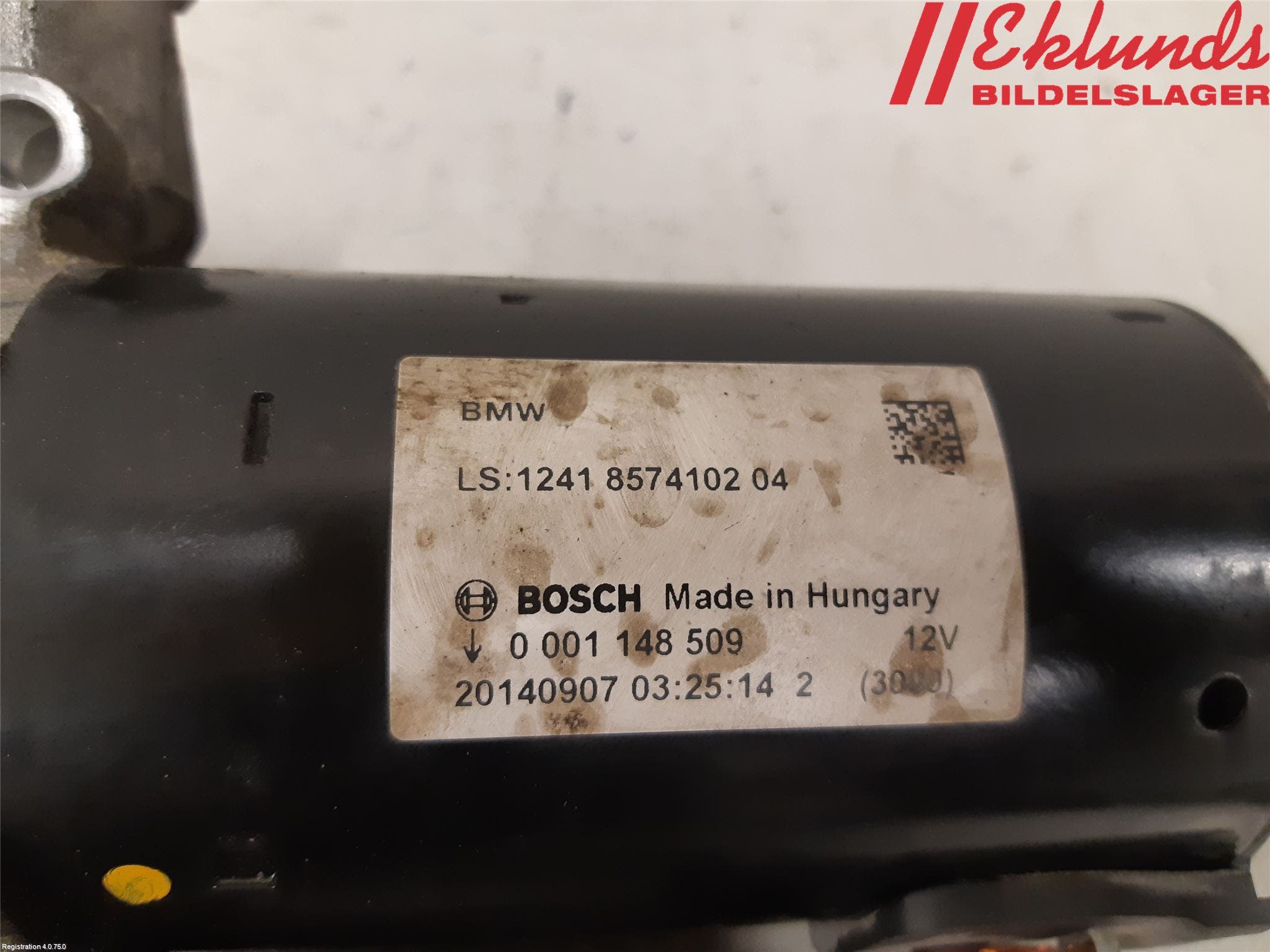 BMW 3 F30/F31/F80 12-19 Startmotor Diesel