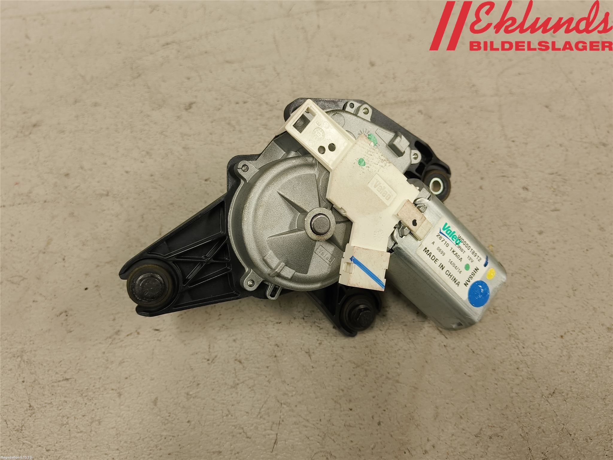 Nissan JUKE 14-19 Torkarmotor Baklucka